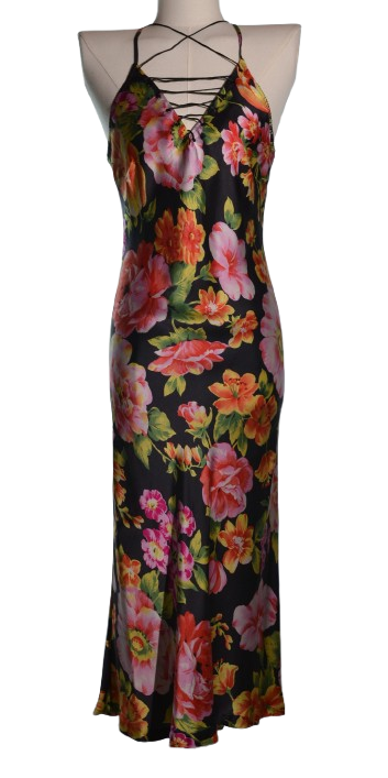 Rochie maxi din matase naturala satinata - Superior