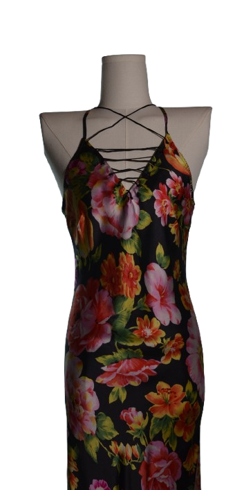 Rochie maxi din matase naturala satinata - Superior
