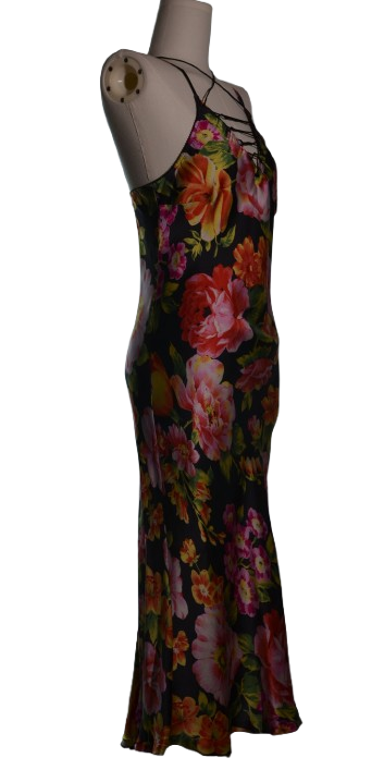 Rochie maxi din matase naturala satinata - Superior