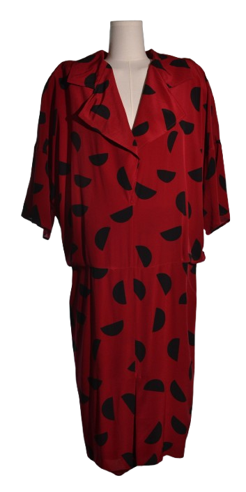 Rochie vintage de designer din matase naturala - Gianfranco Ferre