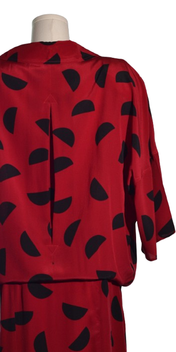 Rochie vintage de designer din matase naturala - Gianfranco Ferre