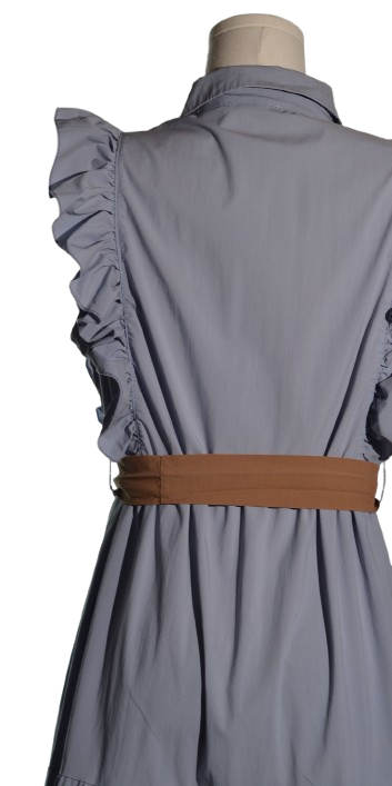 Rochie maxi din bumbac poplin - Patty