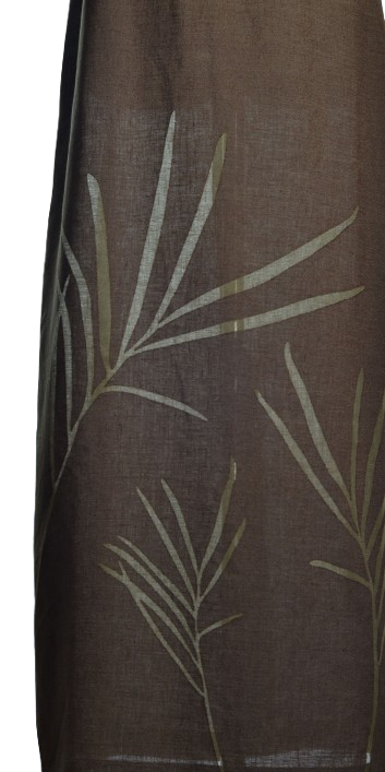 Rochie maxi din blend de in - Naf Naf