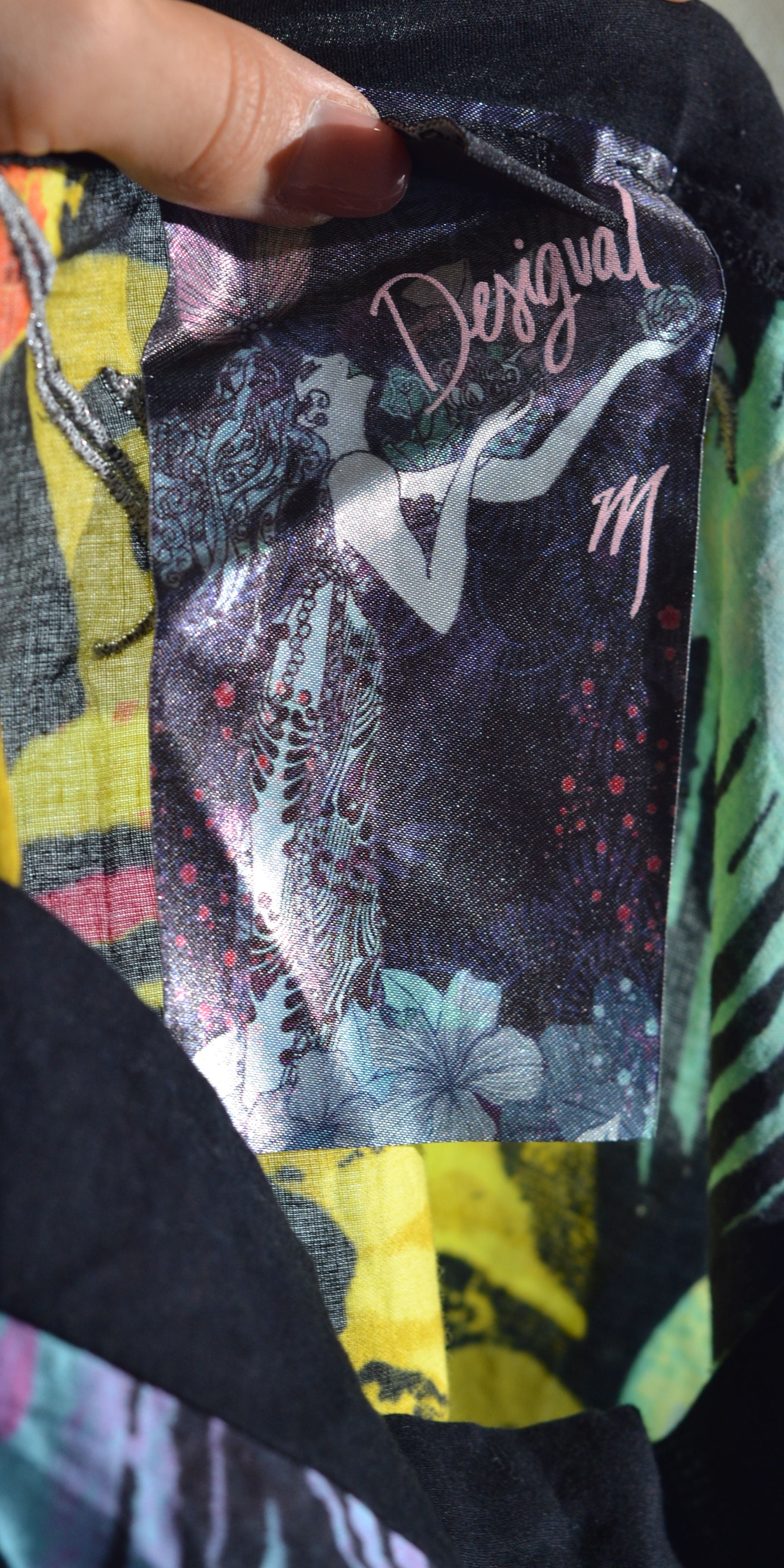 Top din panza subtire de bumbac - Desigual