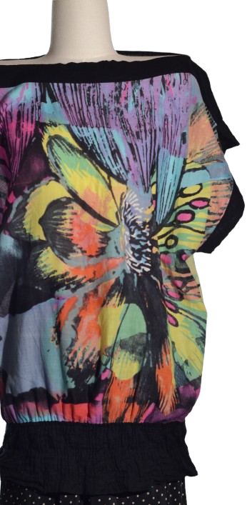 Top din panza subtire de bumbac - Desigual