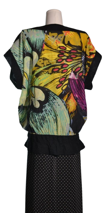Top din panza subtire de bumbac - Desigual