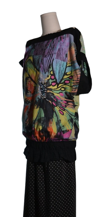 Top din panza subtire de bumbac - Desigual