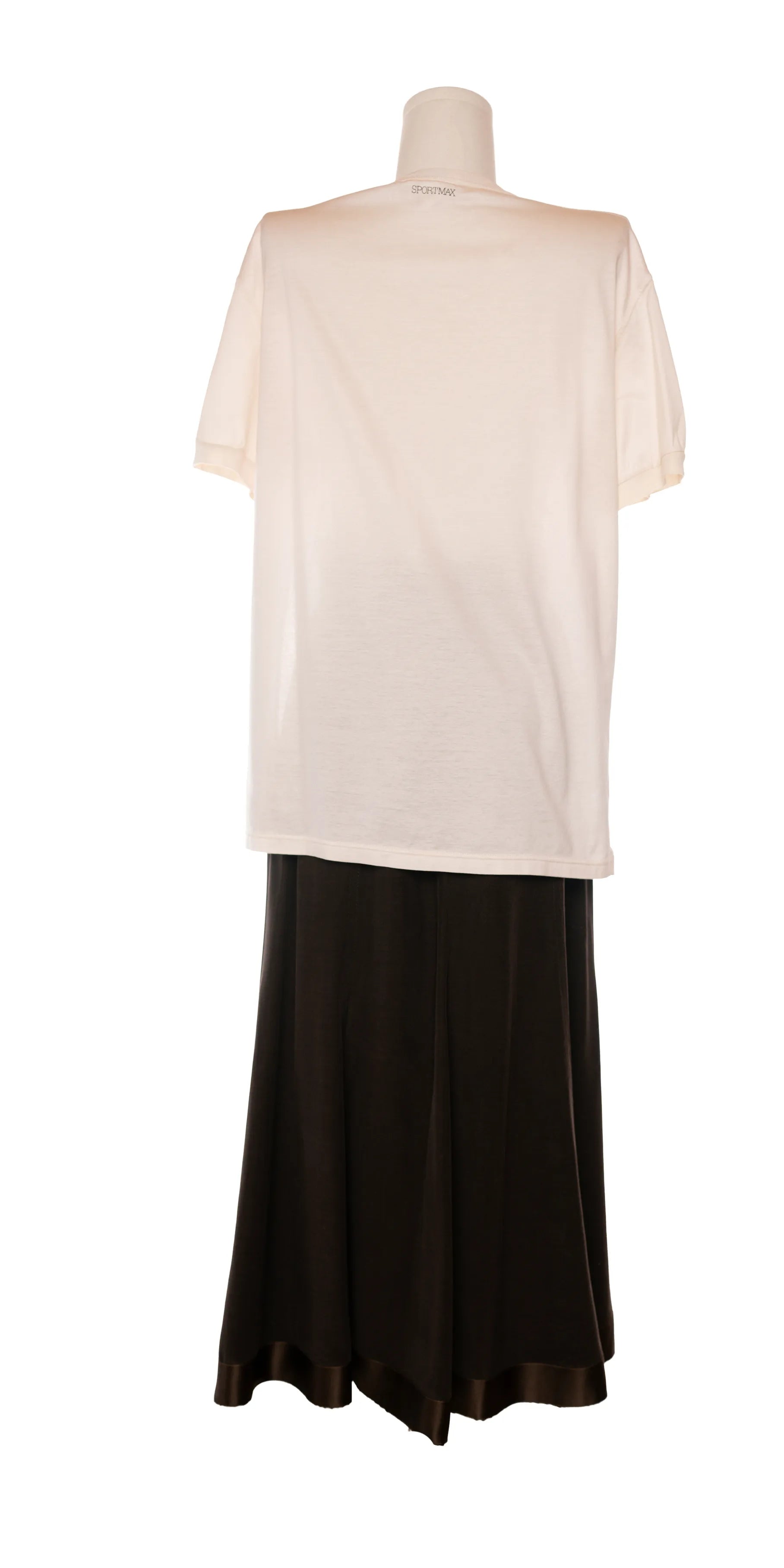 Tricou din matase si bumbac - Sportmax by MaxMara