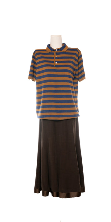 Tricou polo din in si bumbac - AT. P. CO