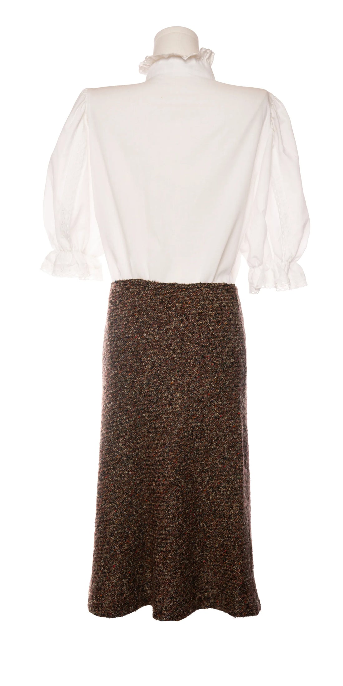 Fusta pe bie din blend fin de lana