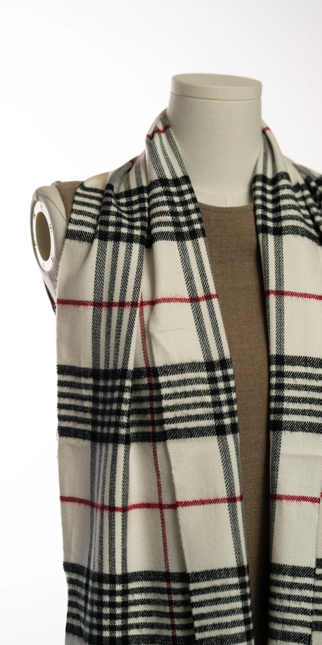 Fular din casmir in carouri