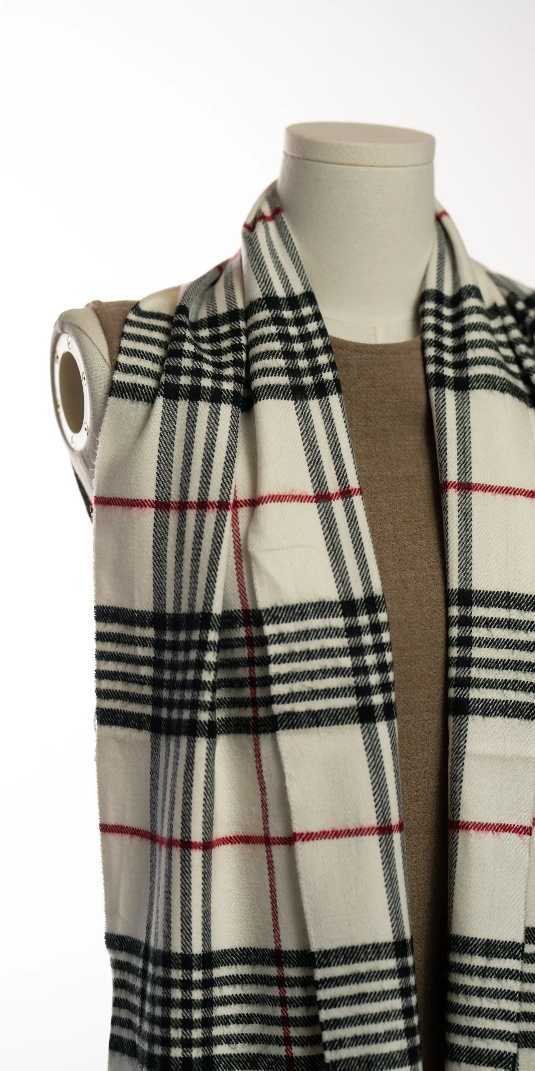 Fular din casmir in carouri