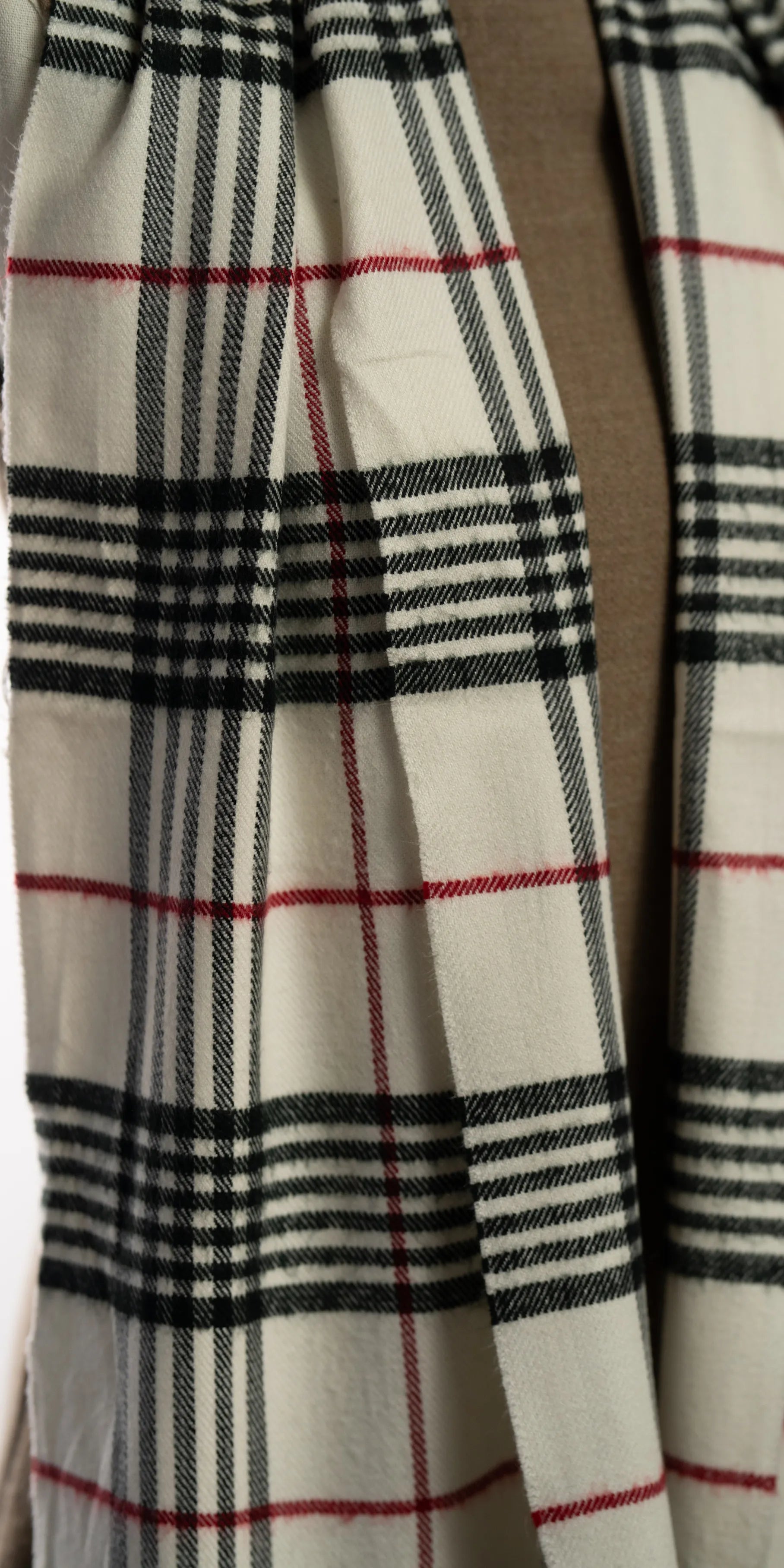 Fular din casmir in carouri