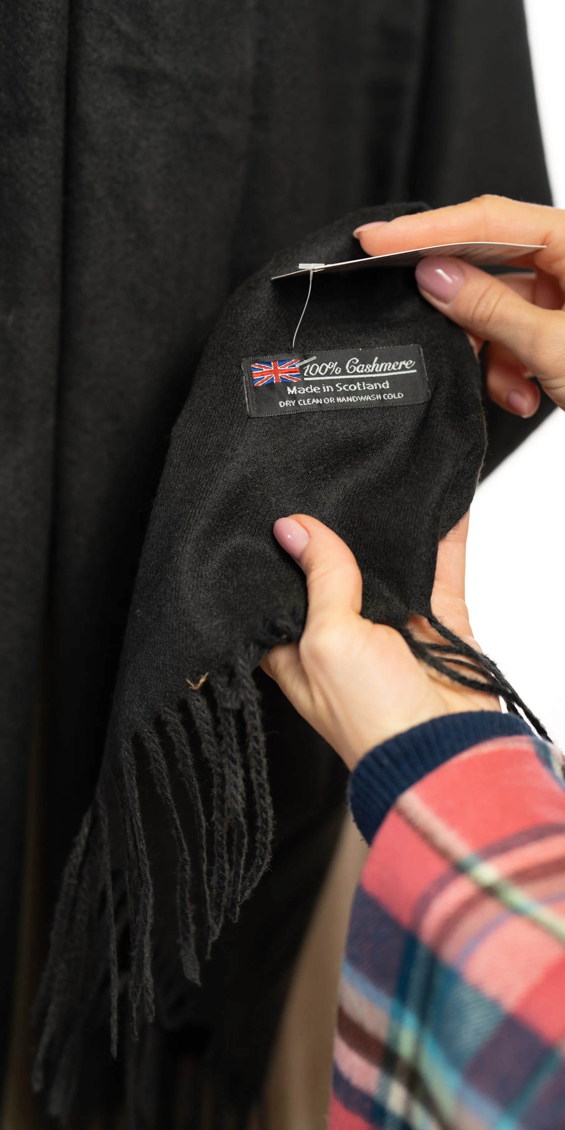 Fular de mari dimensiuni din casmir