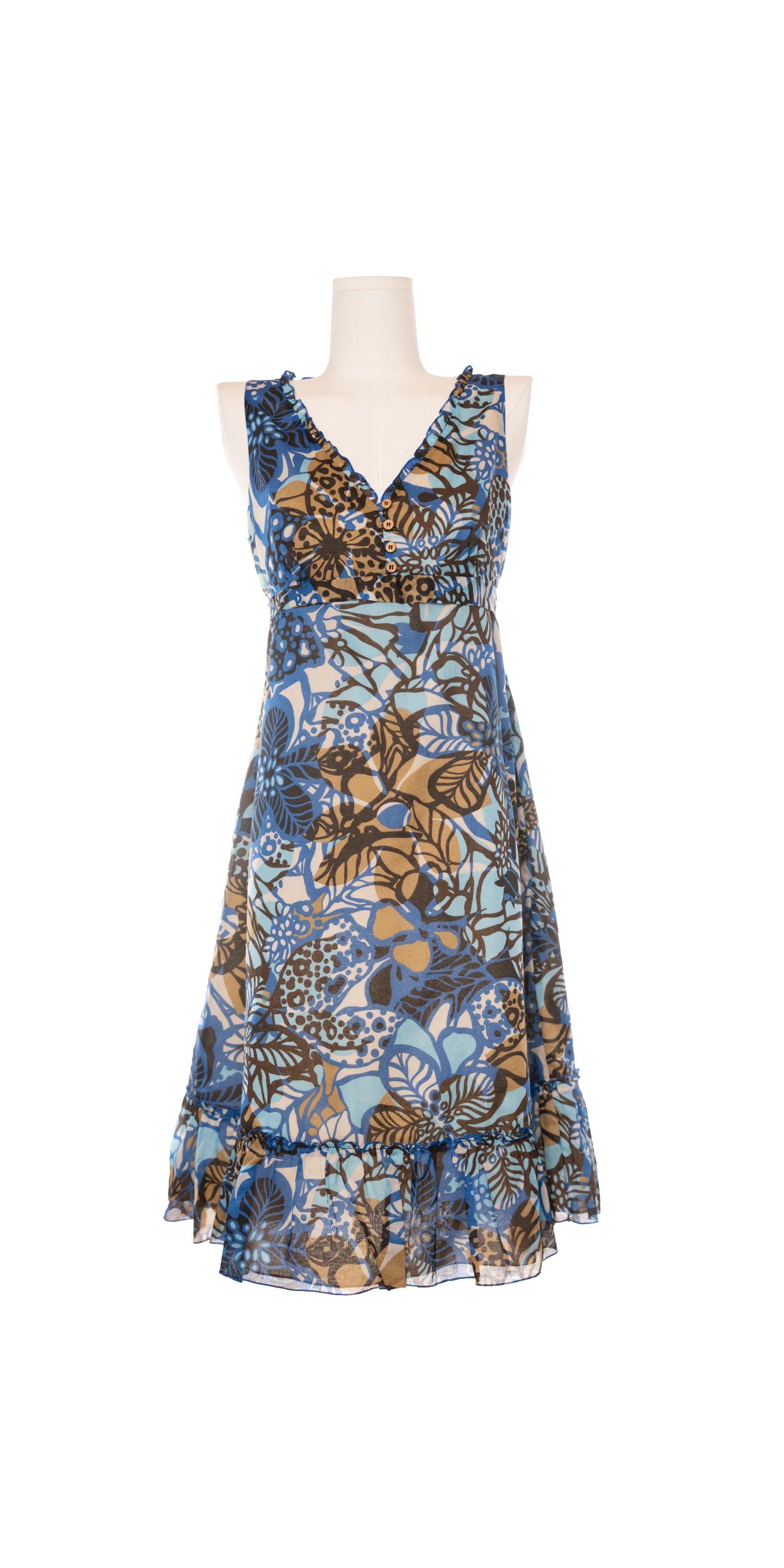 Rochie dublata din bumbac batist