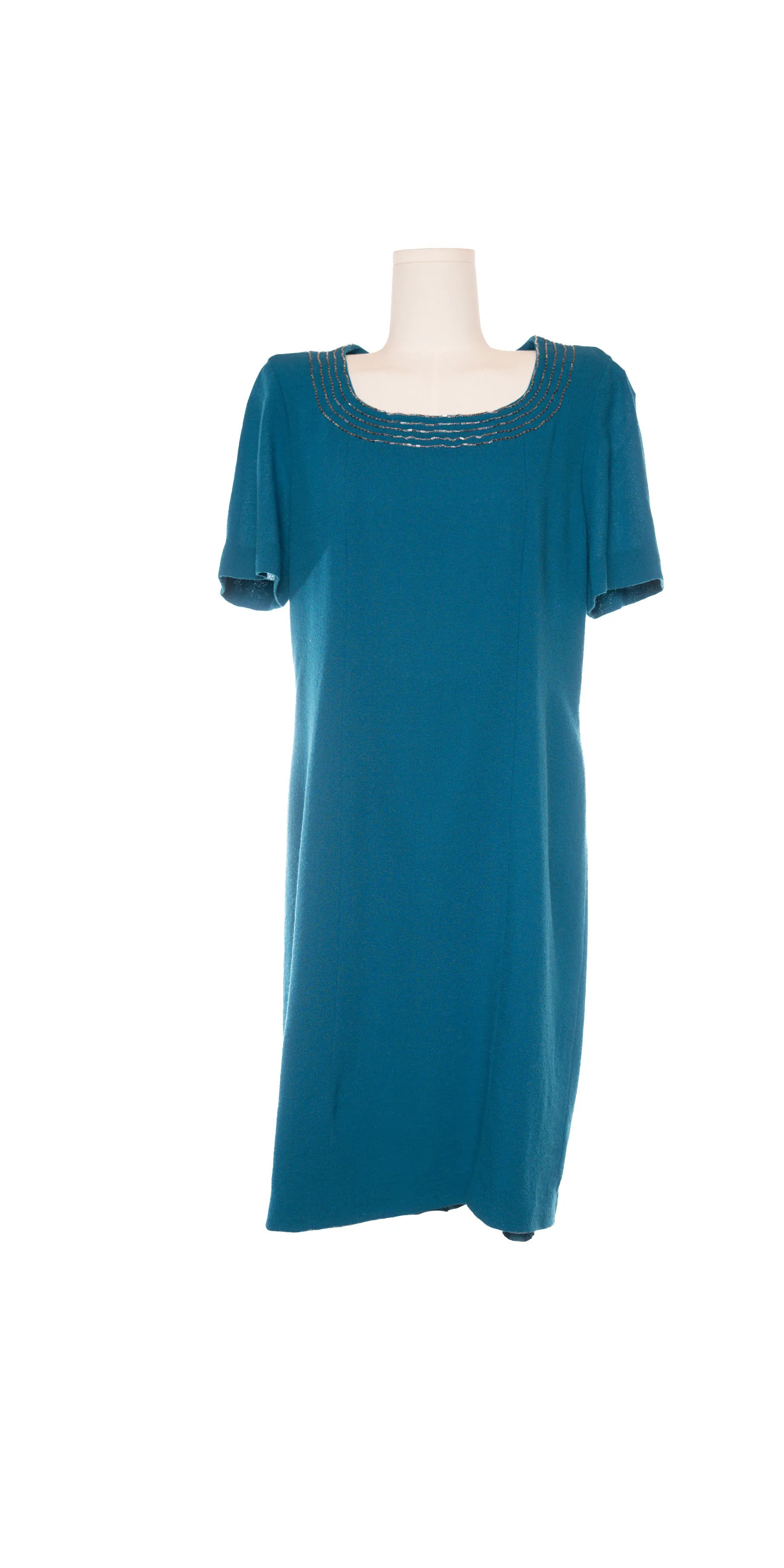 Deux piece din lana crep - Rochie si pardesiu