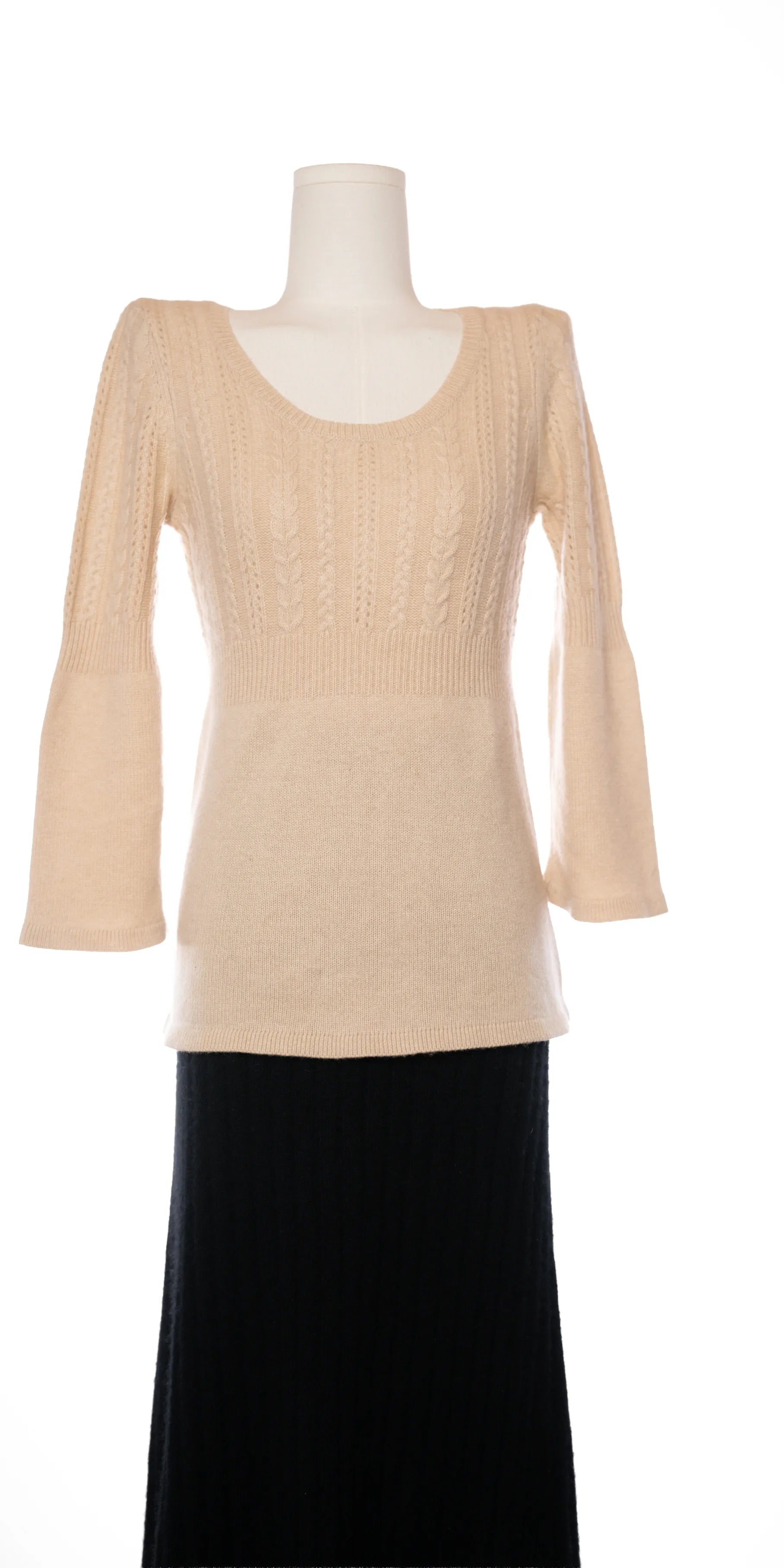 Pulover cu torsade din casmir - Ann Taylor -S