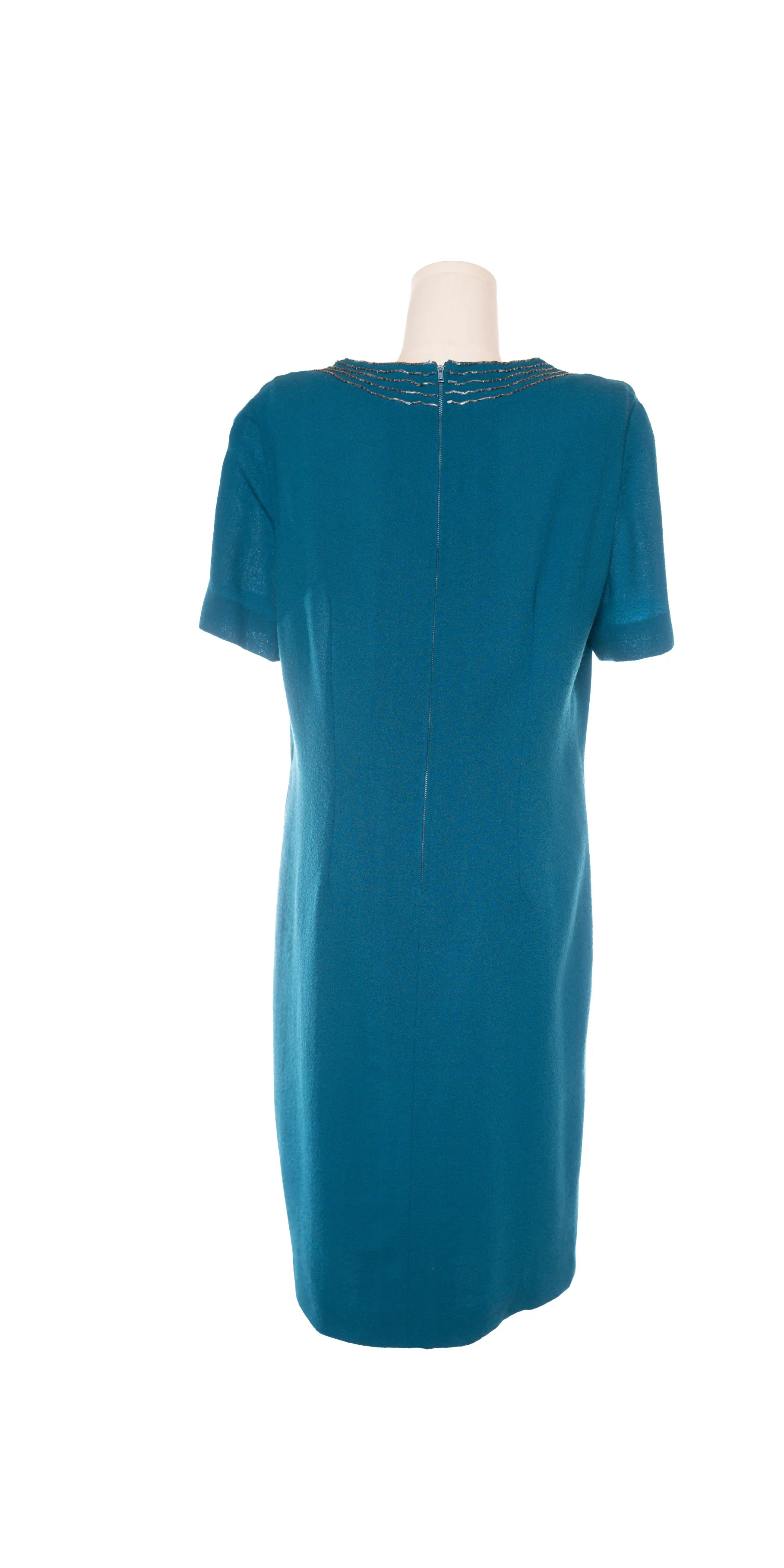 Deux piece din lana crep - Rochie si pardesiu