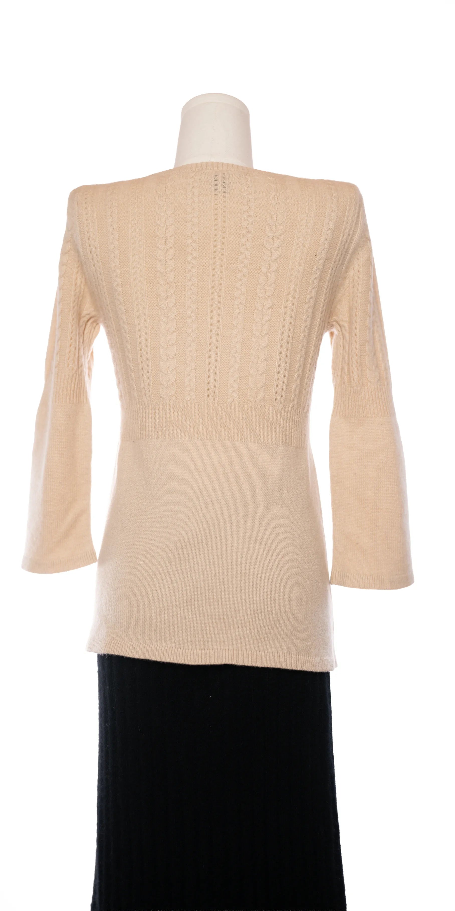 Pulover cu torsade din casmir - Ann Taylor -S