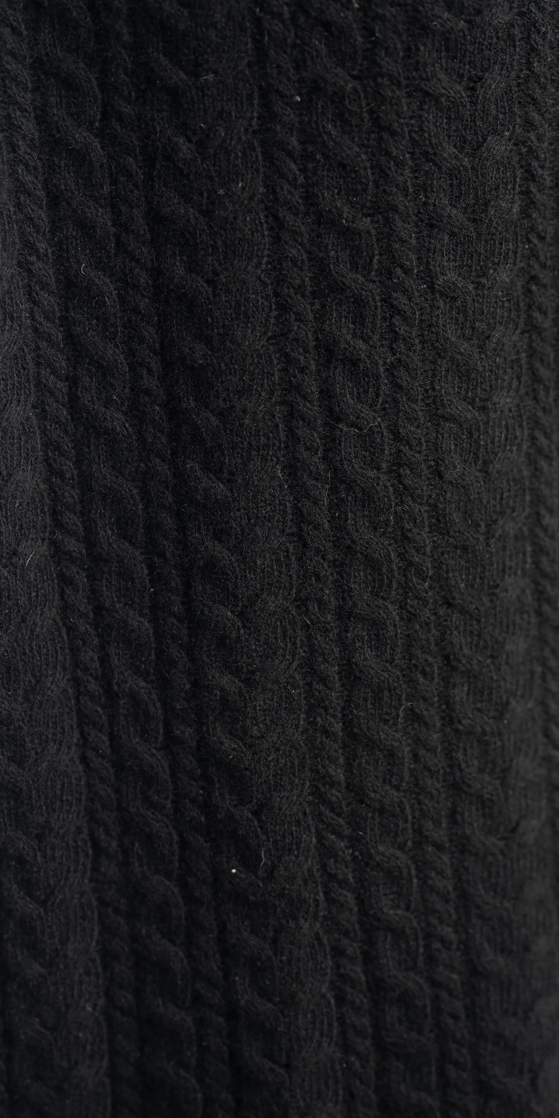 Poncho din casmir cu torsade