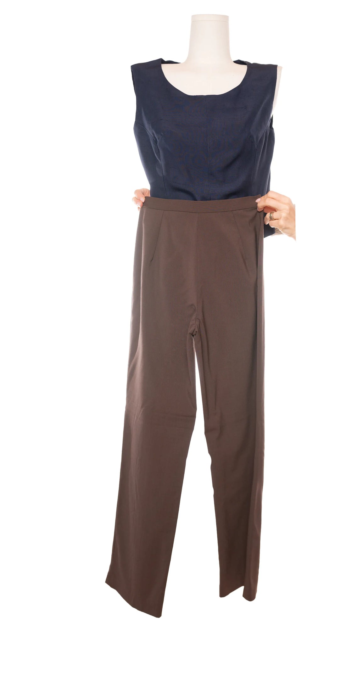 Pantaloni din stofa de lana de vara - Carnevali