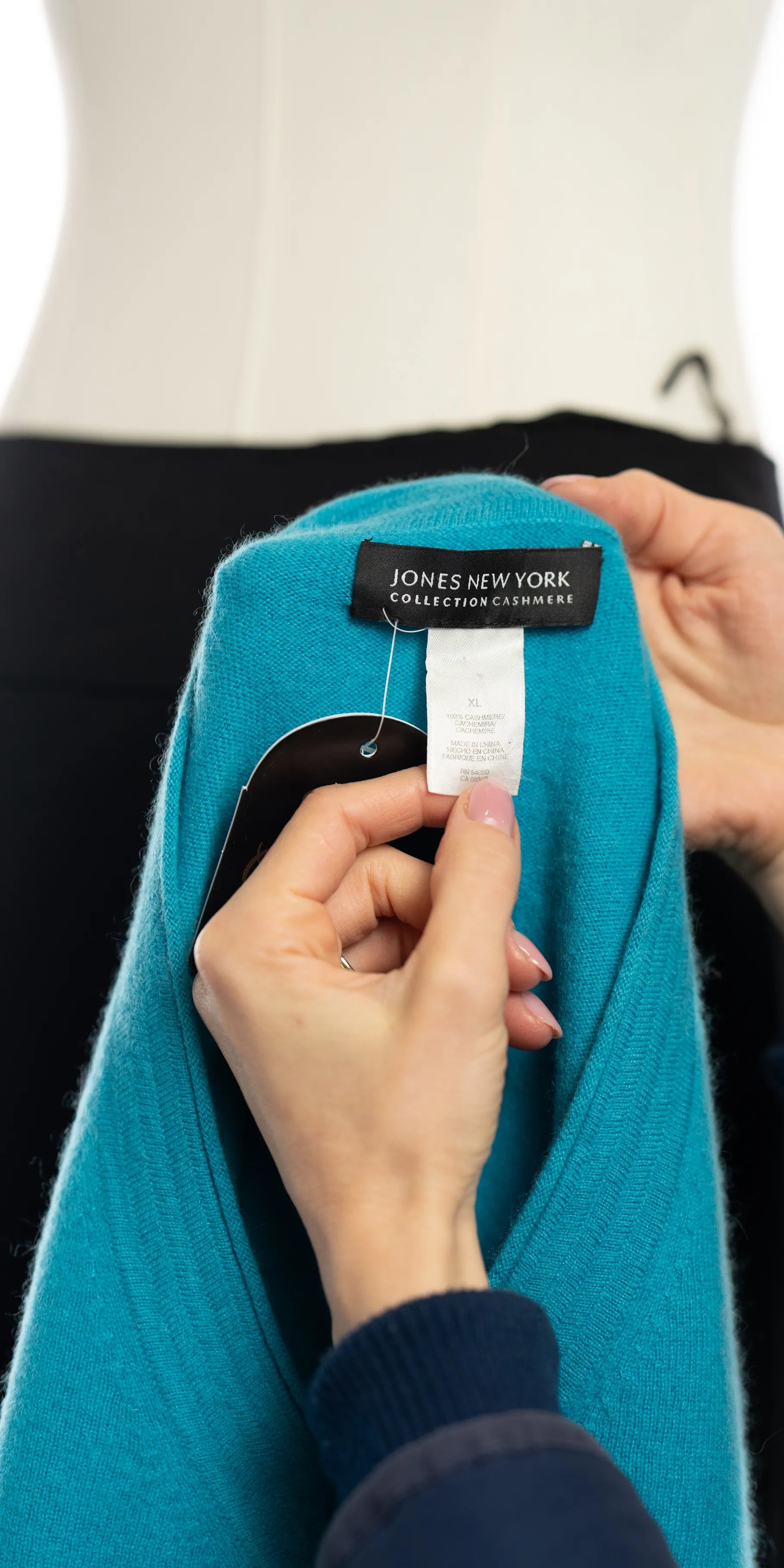 Pulover din dublu fir de casmir - Jones New York