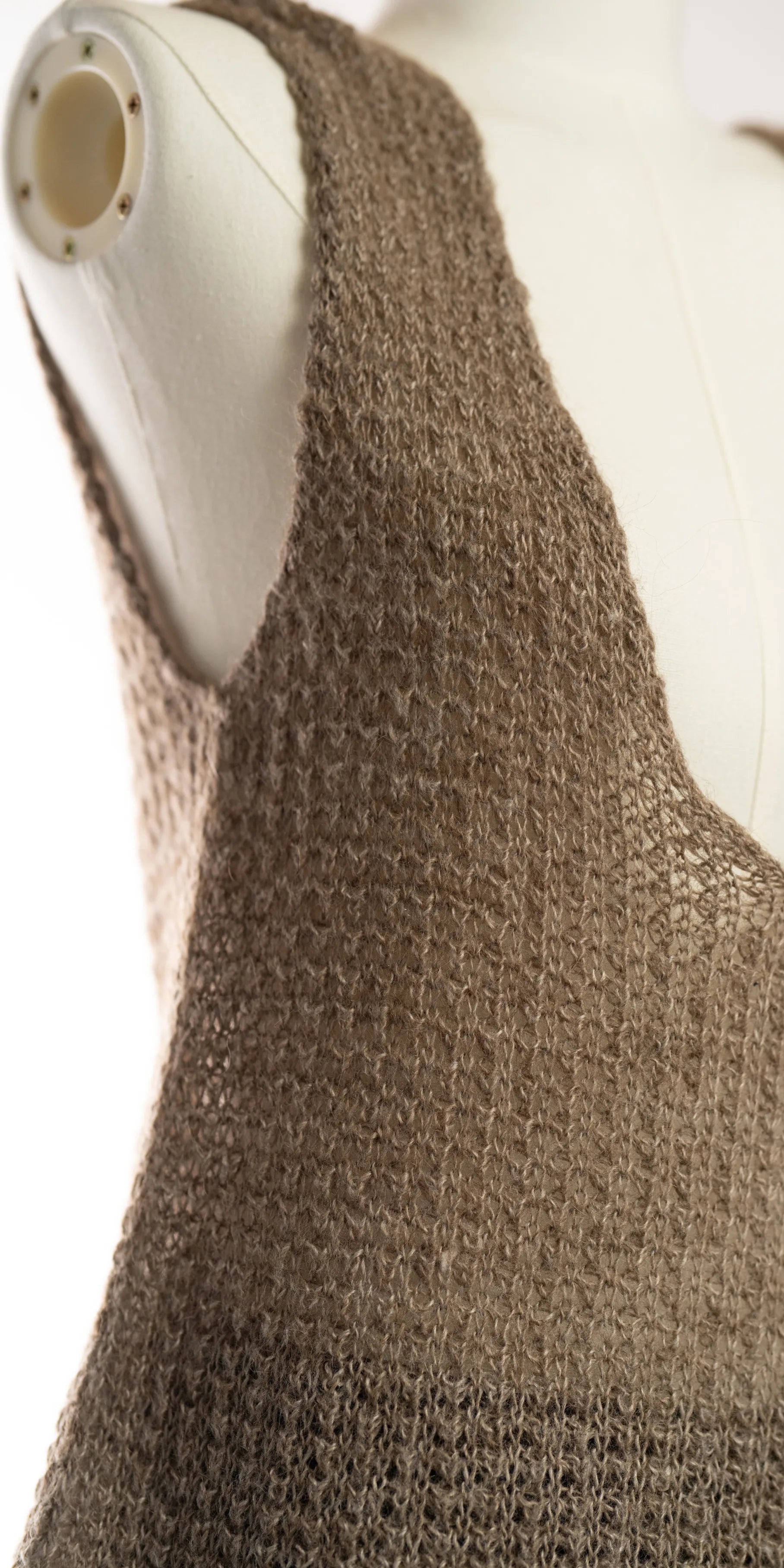 Vesta aerata din blend natural - Stefanel
