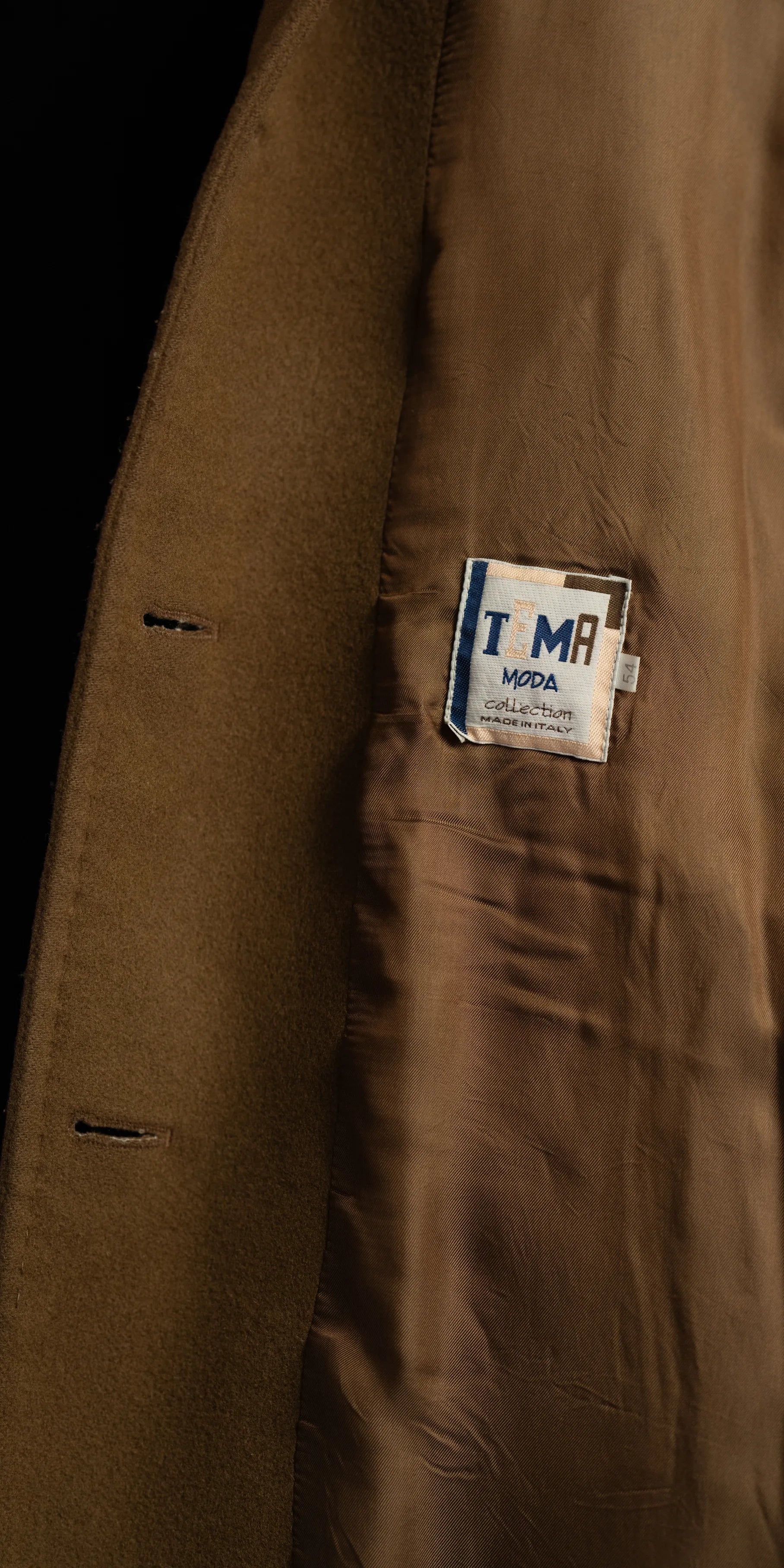 Palton camel din lana