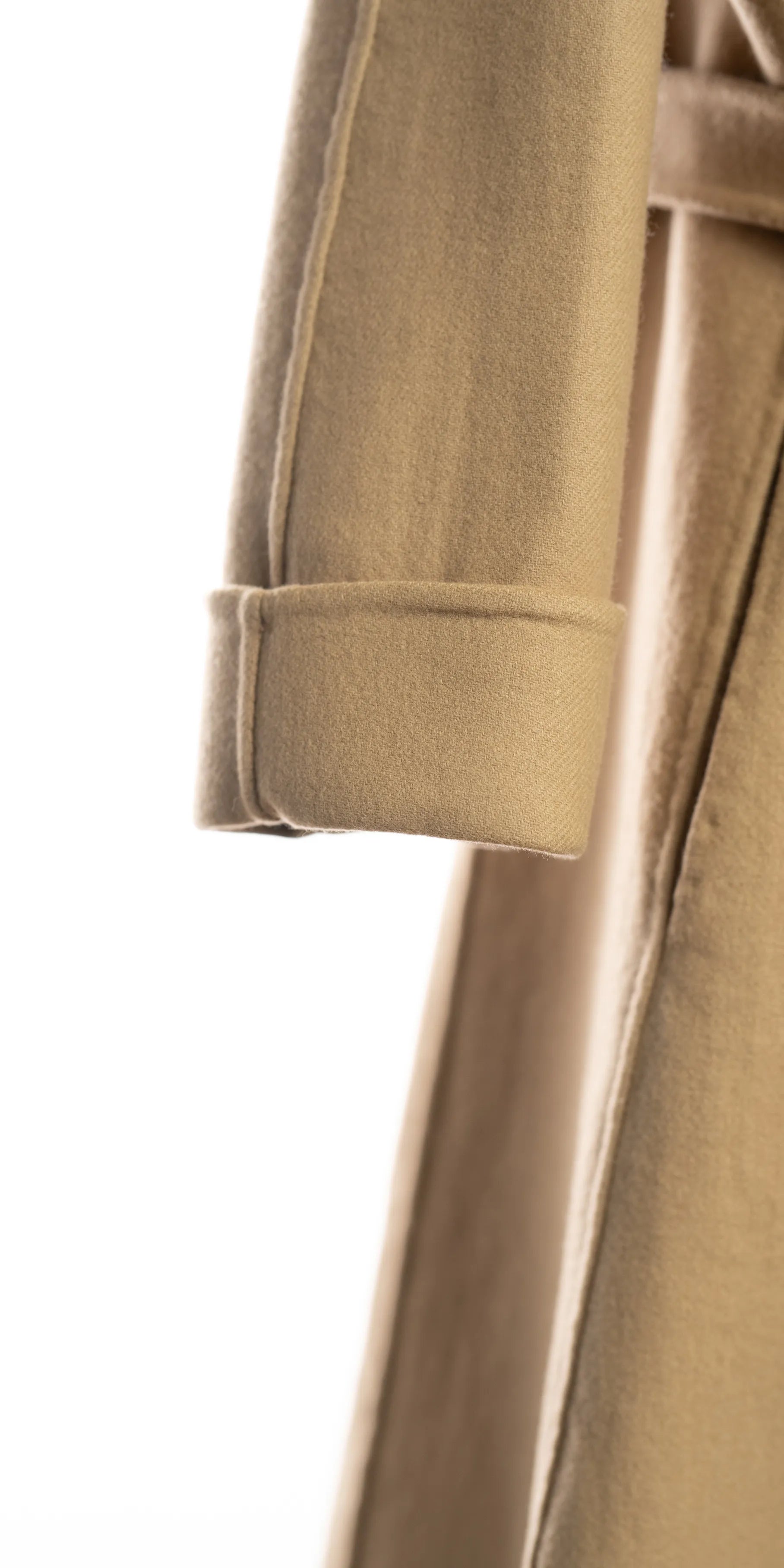 Palton din lana cu cordon