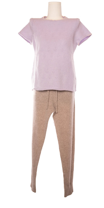 Tricou din casmir cu perforatii - J Crew