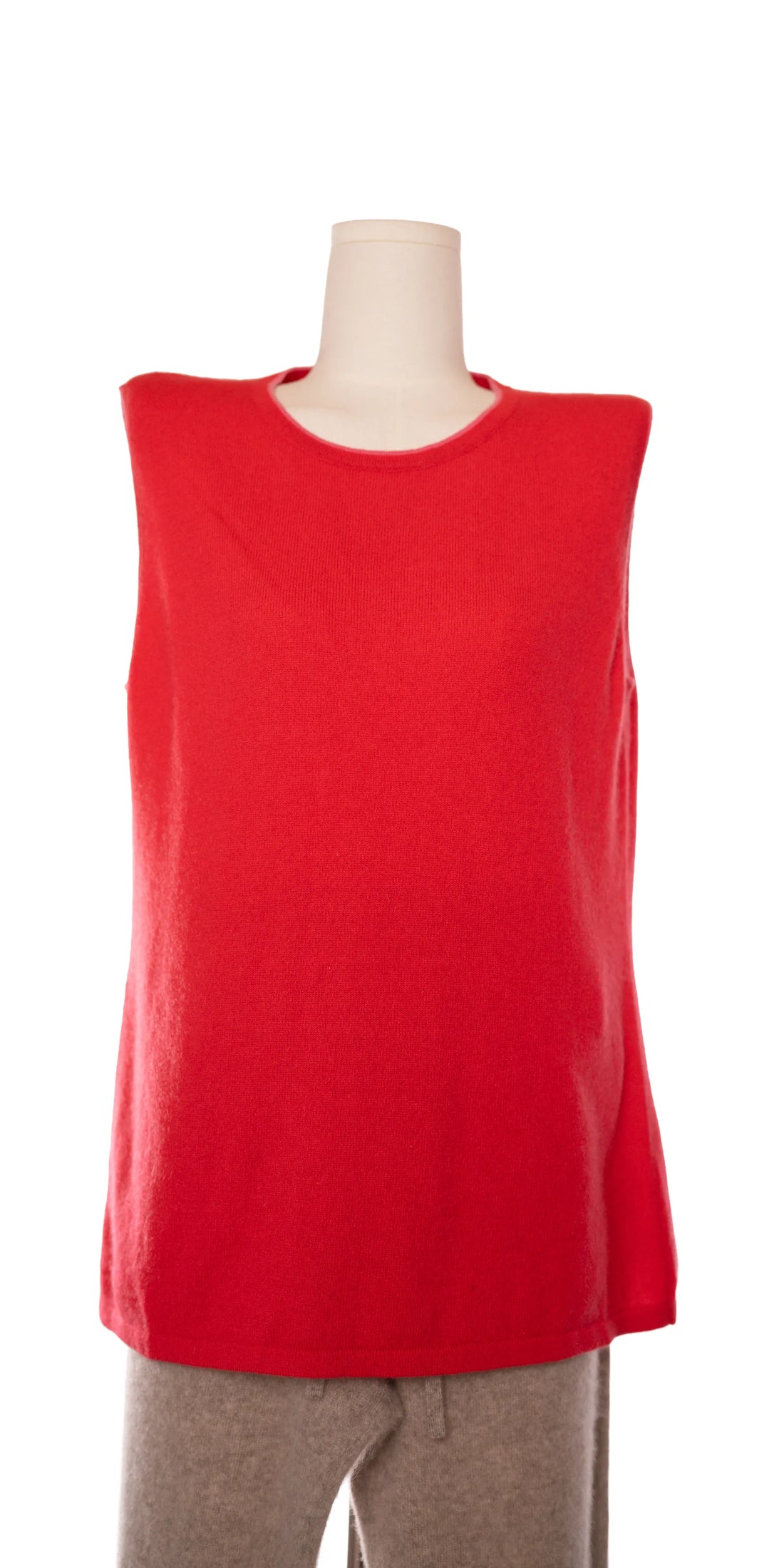 Bluza din casmir fara maneci - Lauren Hansen