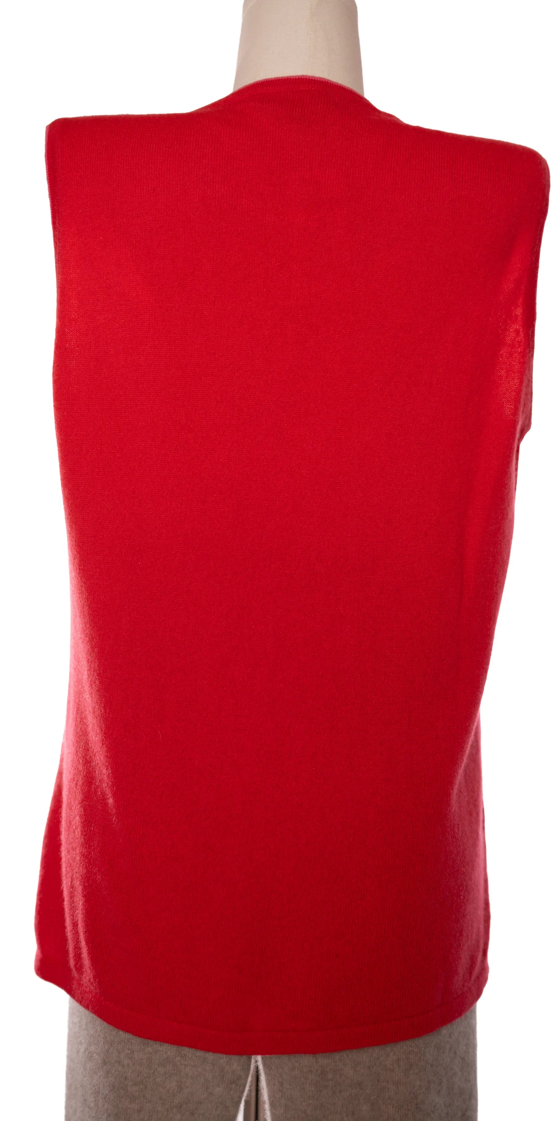 Bluza din casmir fara maneci - Lauren Hansen
