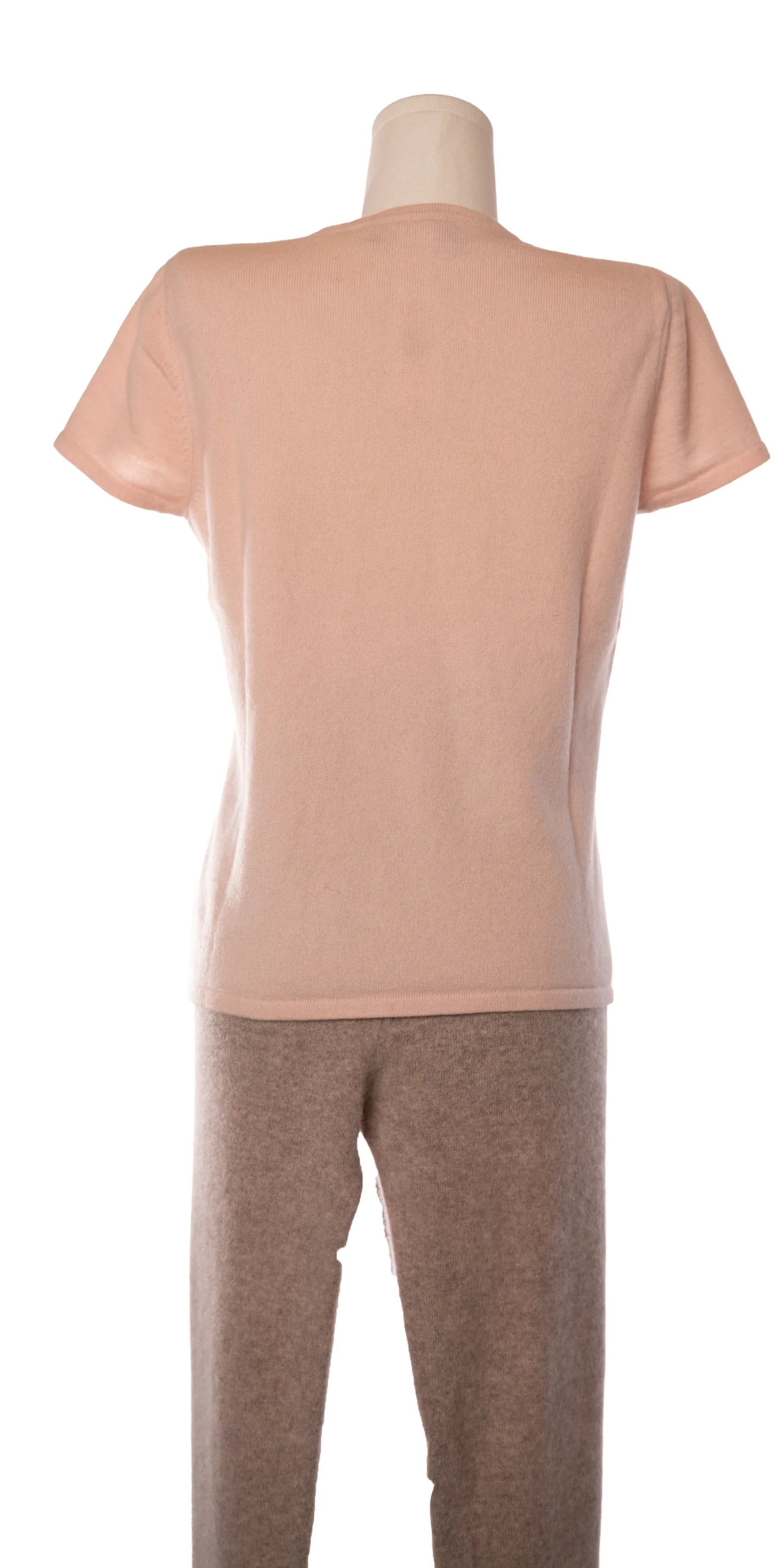 Bluza cu maneca scurta din casmir - Jones New York
