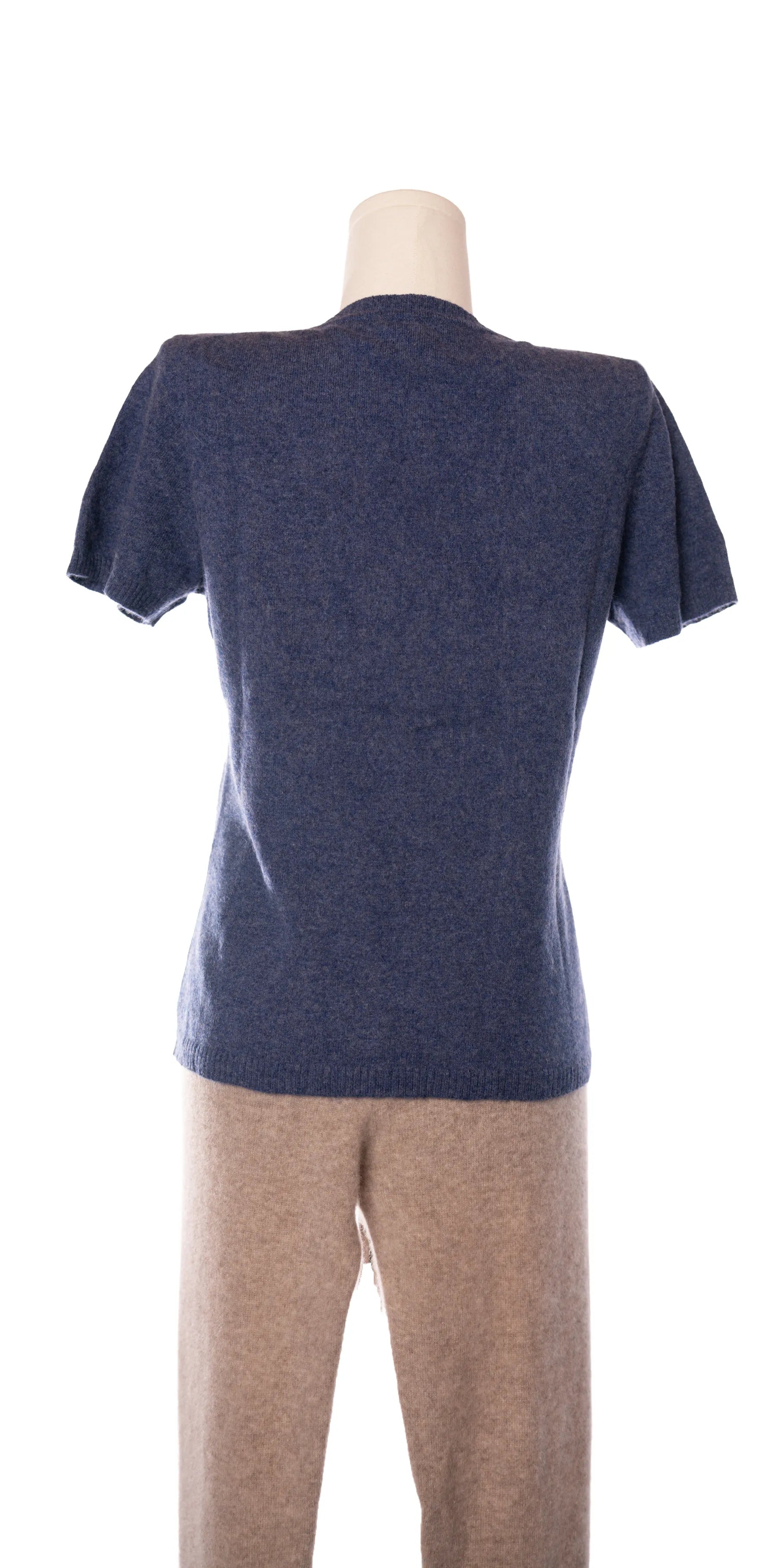 Bluza cu maneca scurta din casmir - Classiques Entier