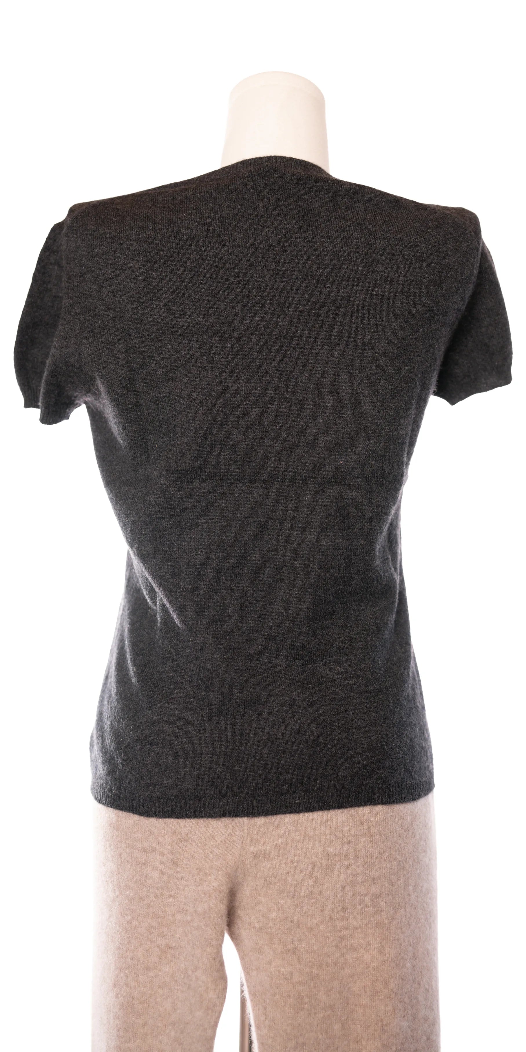 Bluza cu maneca scurta din casmir
