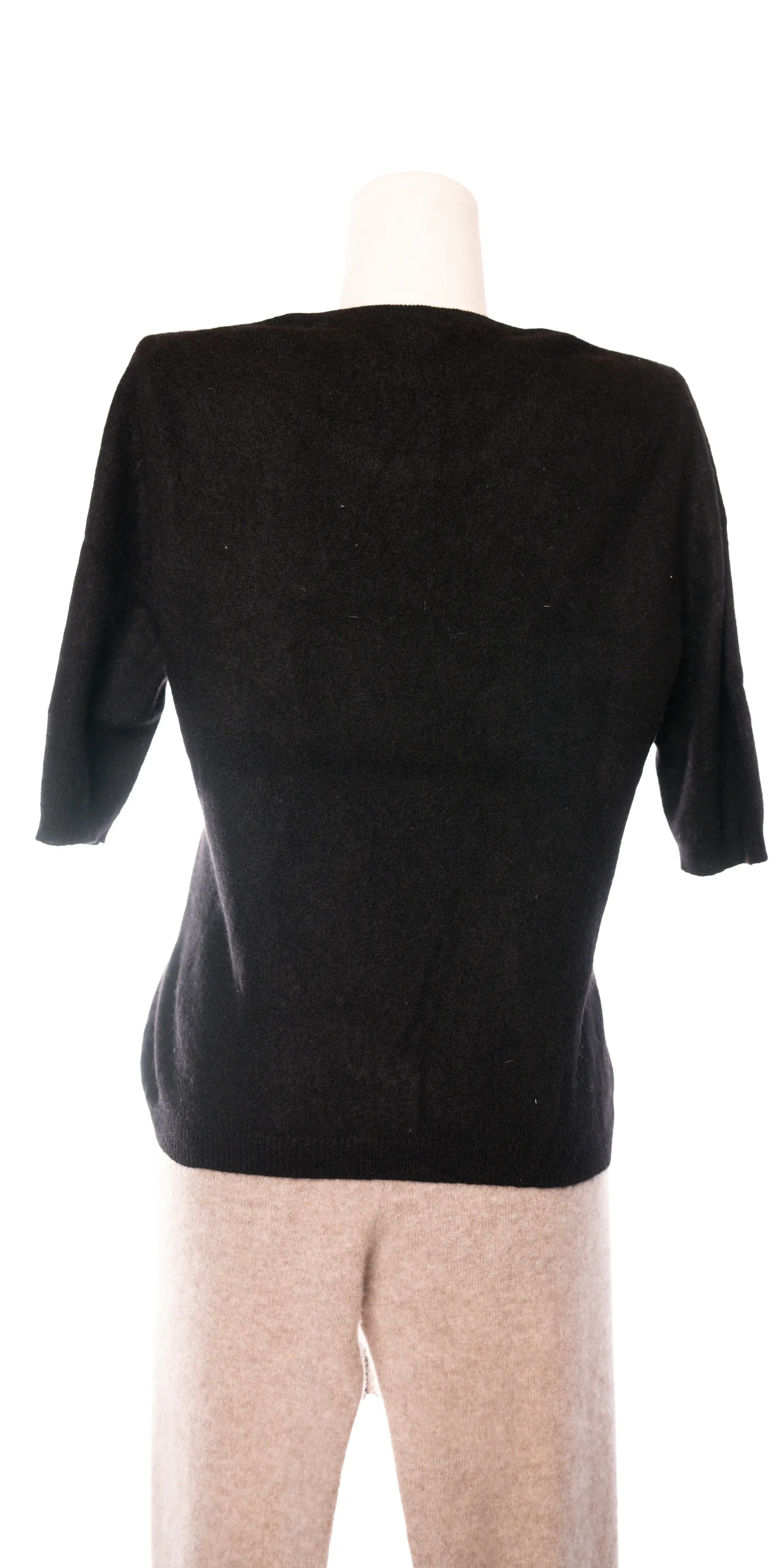 Bluza cu maneca scurta din casmir - Folio