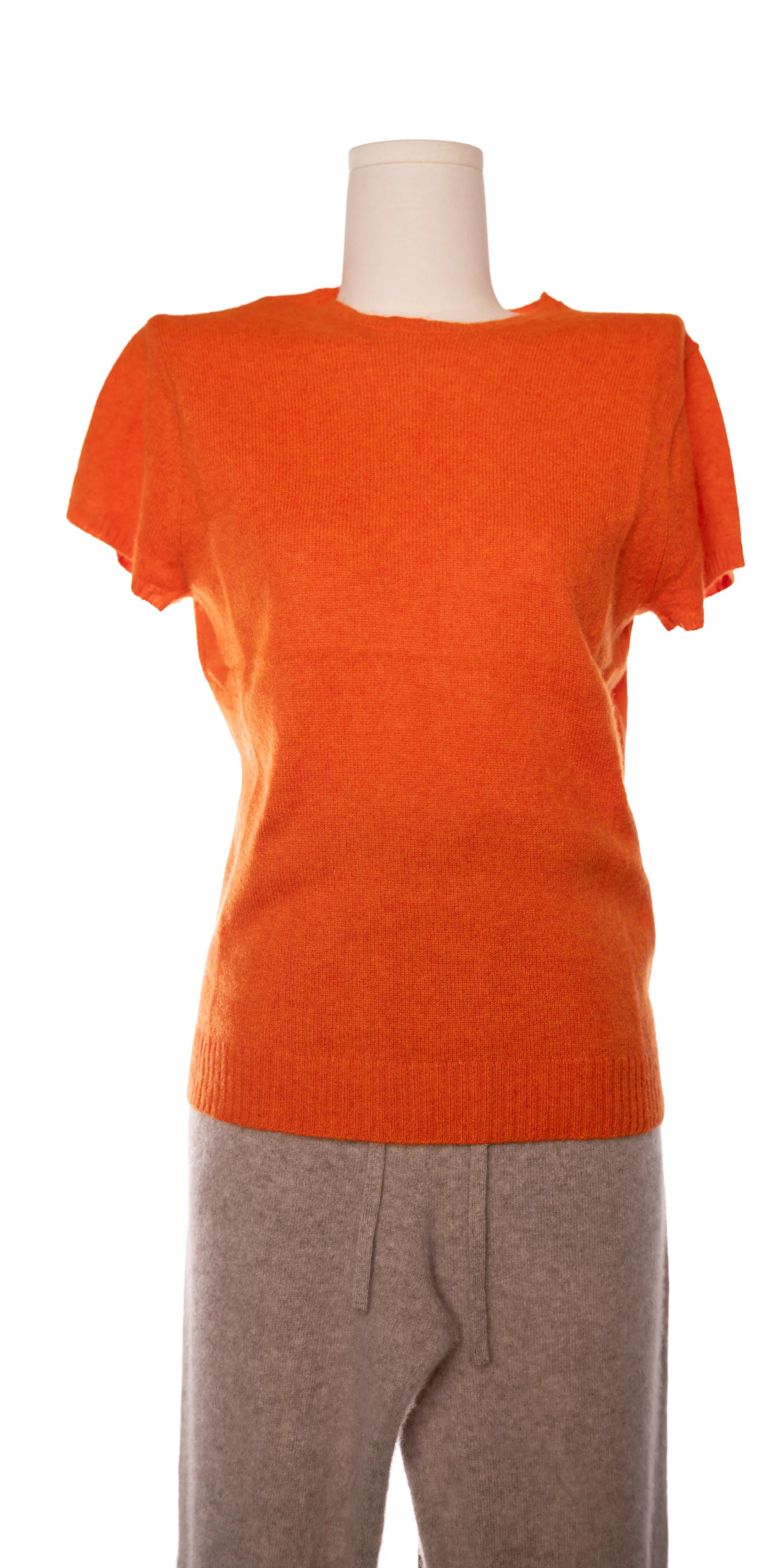 Bluza cu maneca scurta din casmir aerat - J Crew