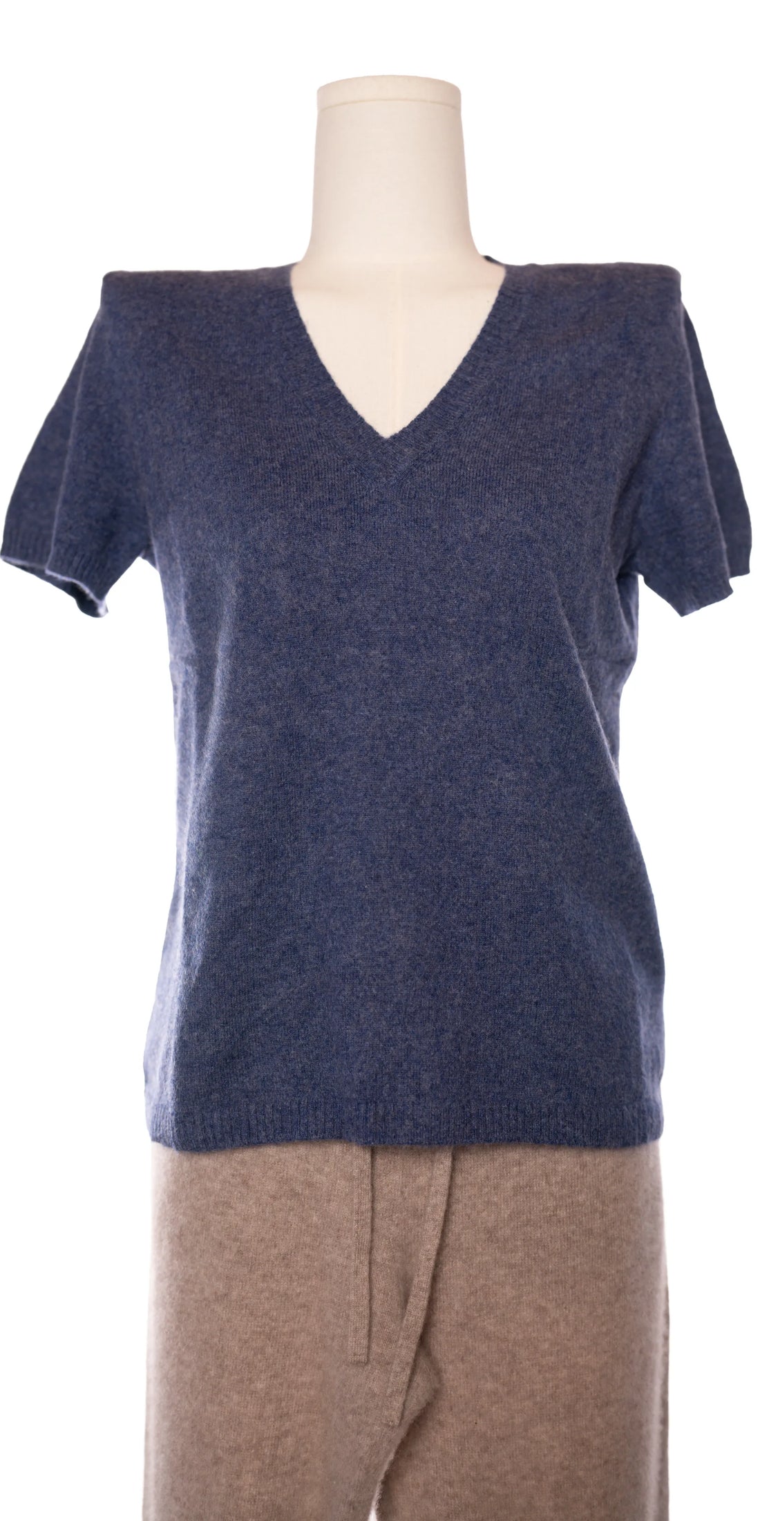 Bluza cu maneca scurta din casmir - Classiques Entier