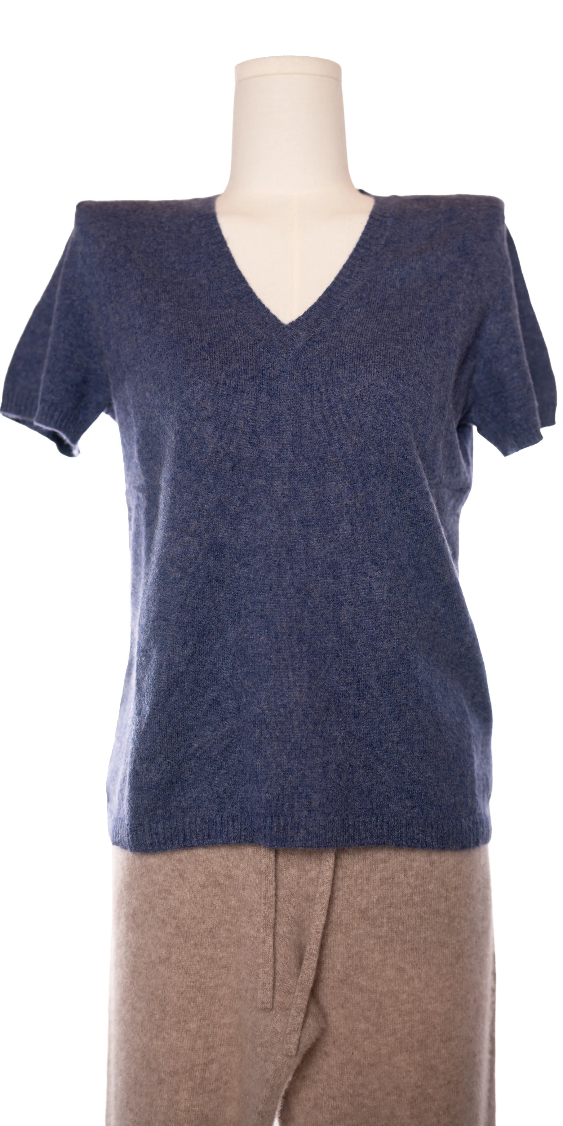 Bluza cu maneca scurta din casmir - Classiques Entier