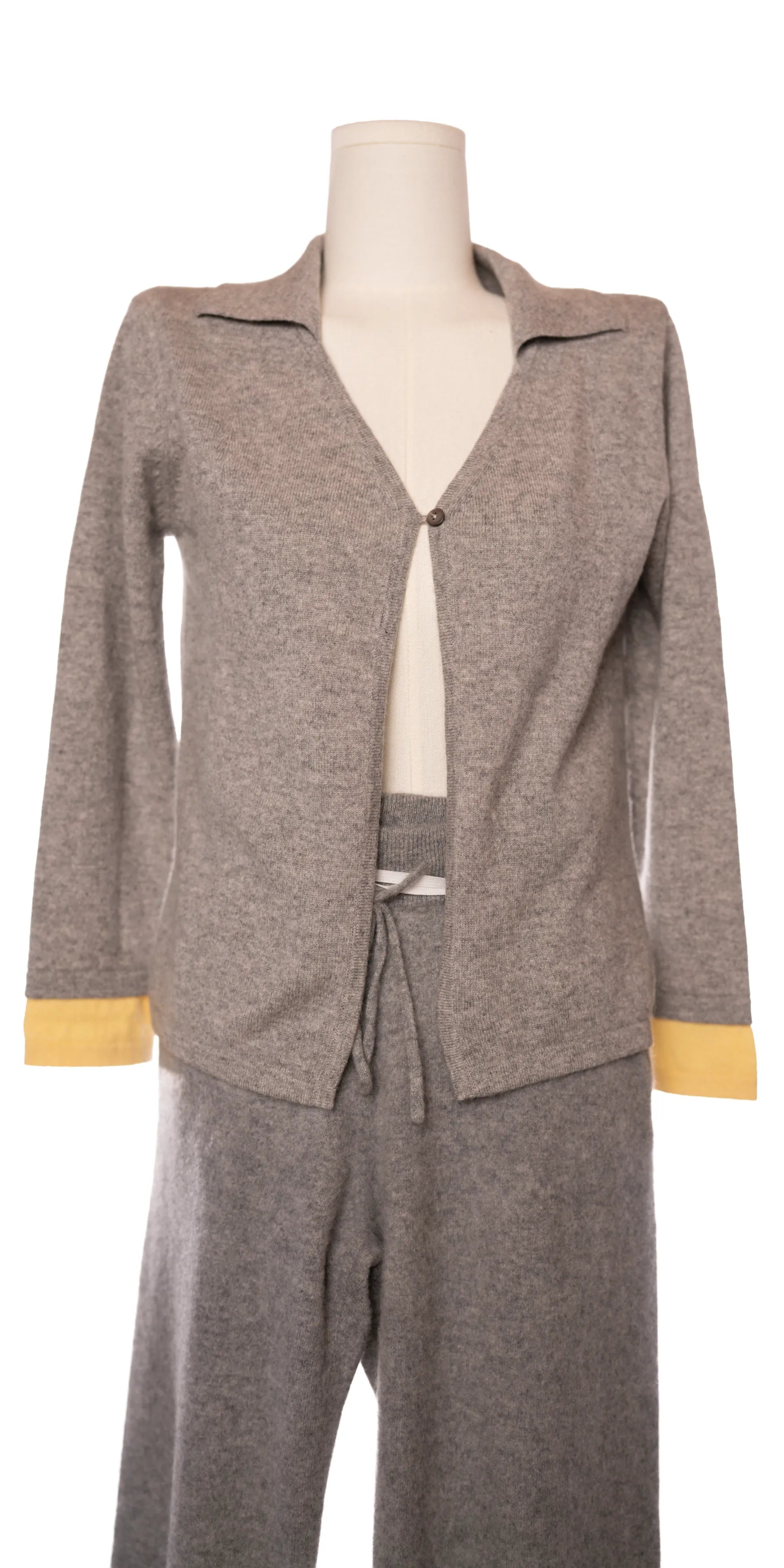 Cardigan din casmir aerat - Linea Blu