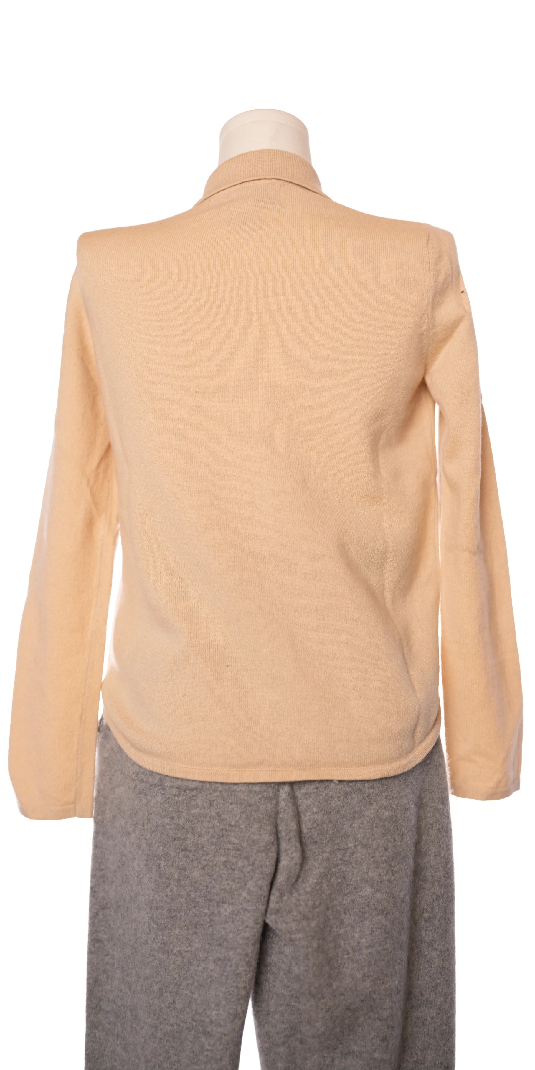 Cardigan din casmir cu guler - Precious Fiber