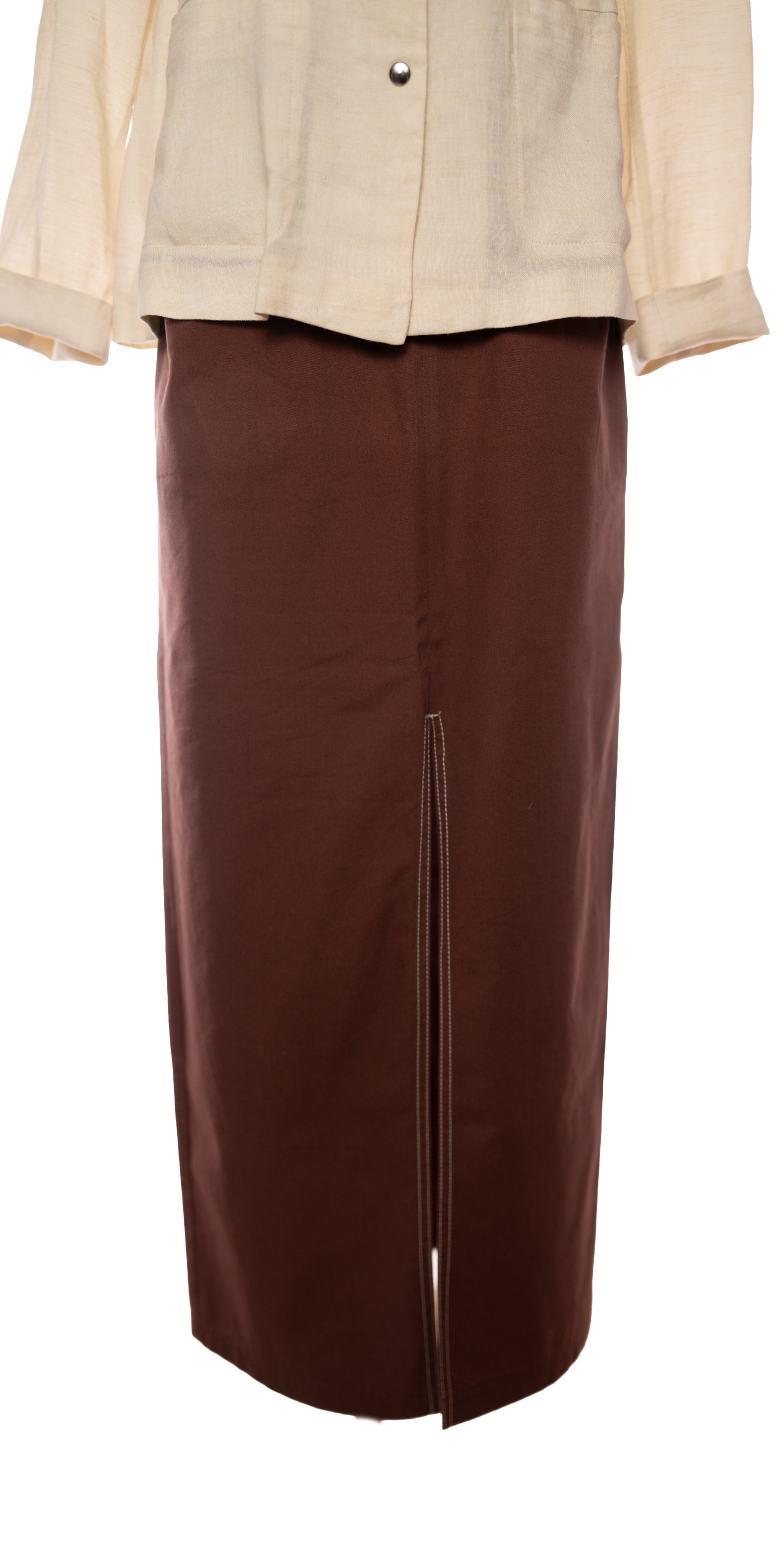 Fusta luxury cu slit adanc - Byblor BLU