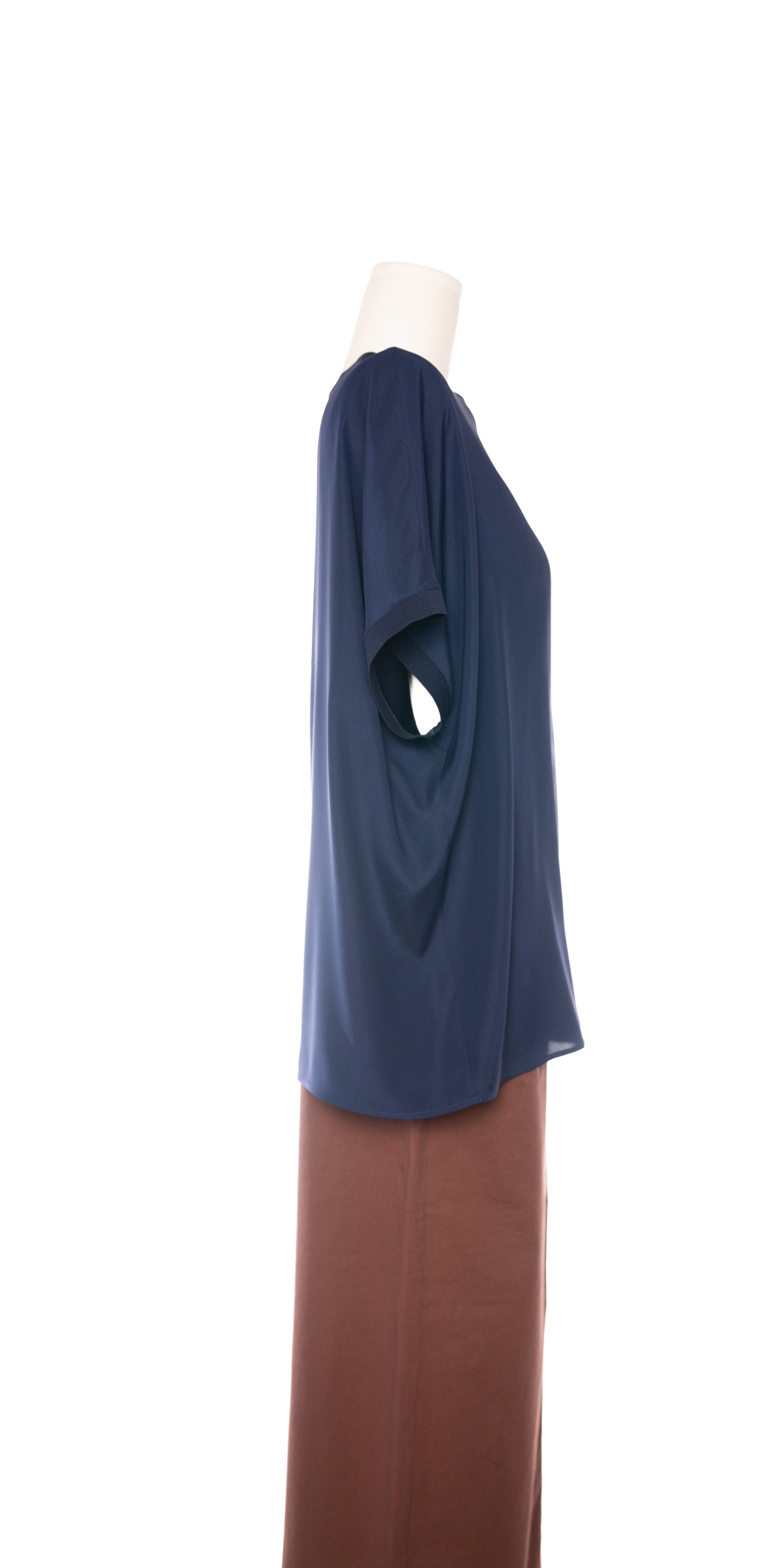 Tricou oversized luxury din matase naturala - Amina Rubinacci