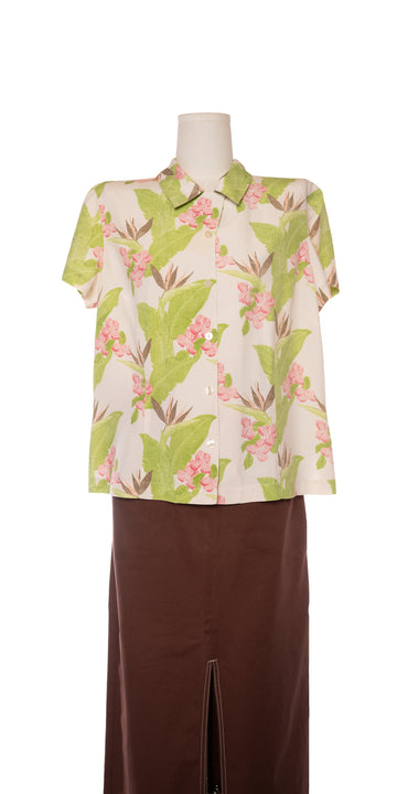 Camasa florala din matase naturala - Lizgolf by Liz Claiborne
