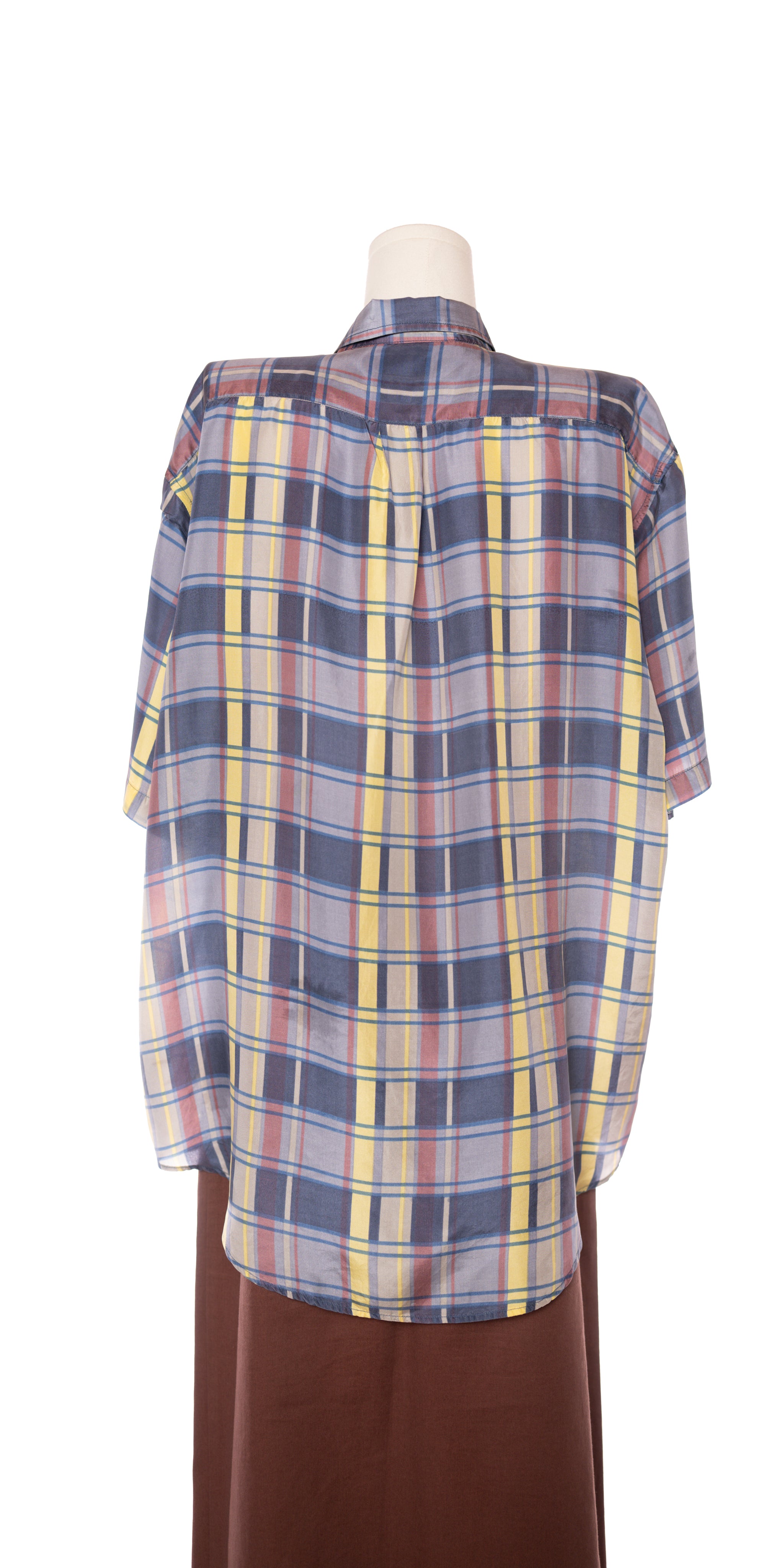 Camasa oversized din matase naturala fluida - Loose