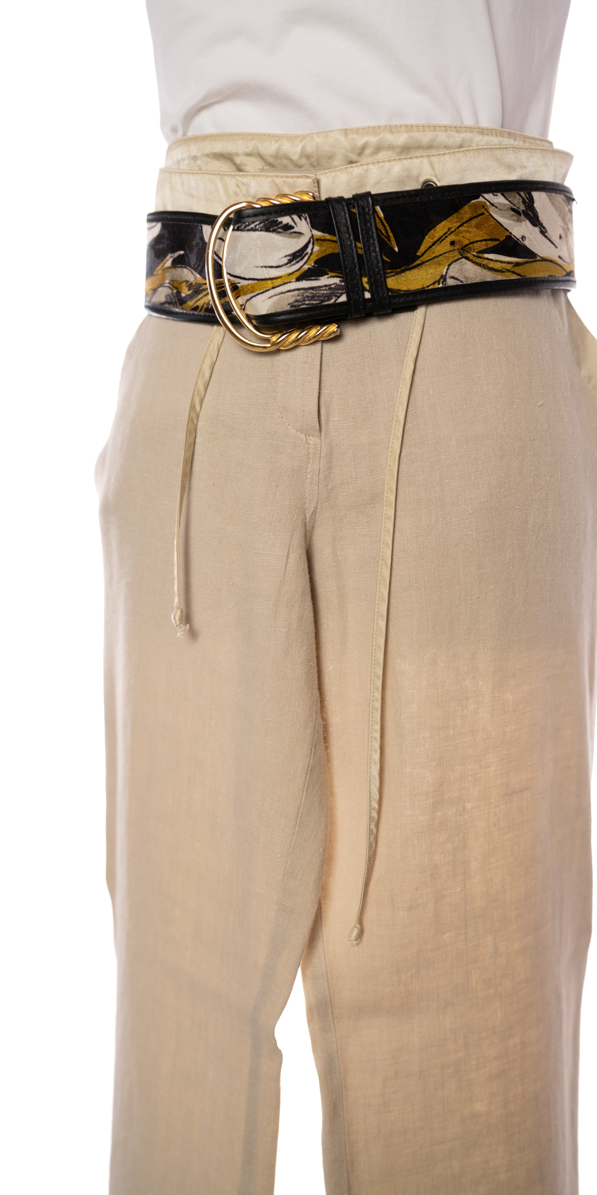 Pantaloni fluizi din in - Compagnnia Italiana