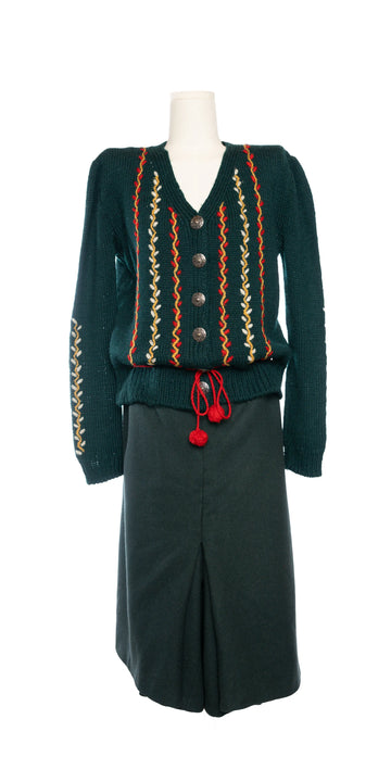 Cardigan din lana handmade