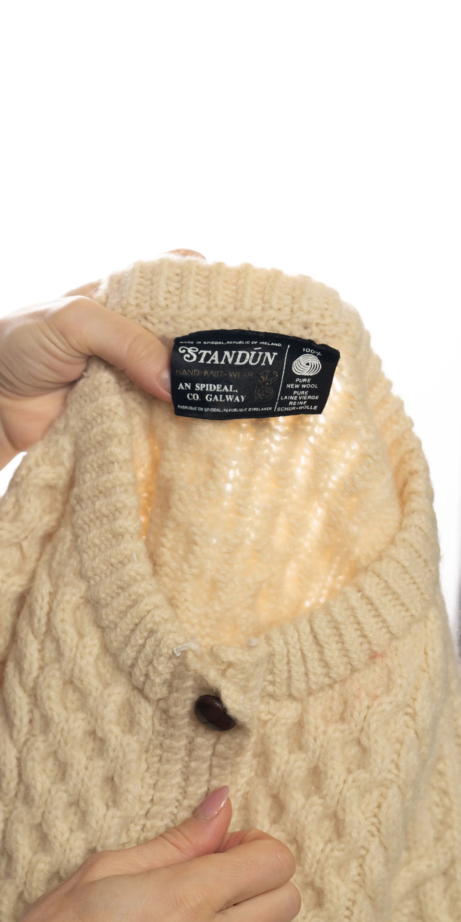 Cardigan din lana cu buzunare