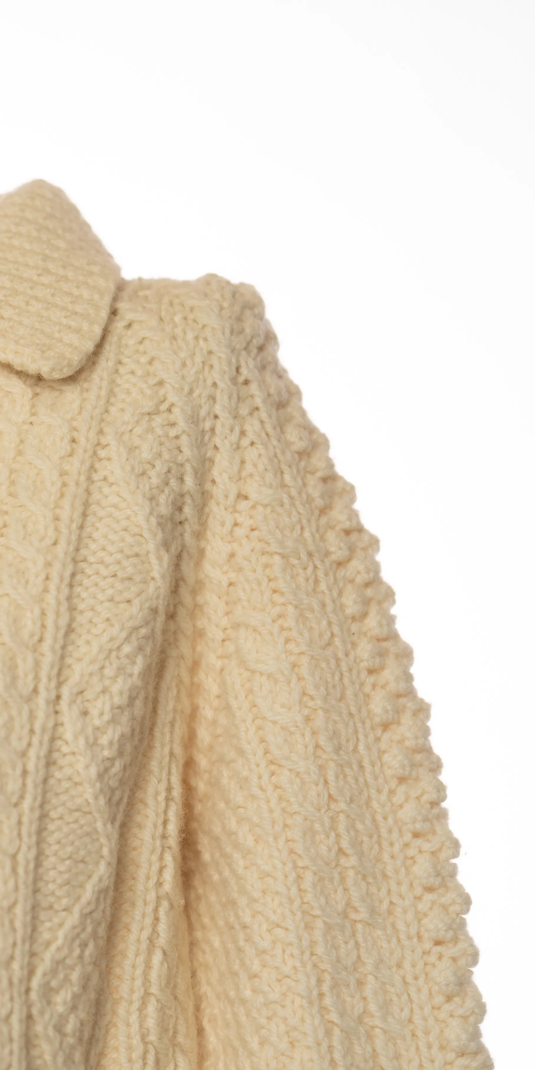 Cardigan cu buzunare din lana