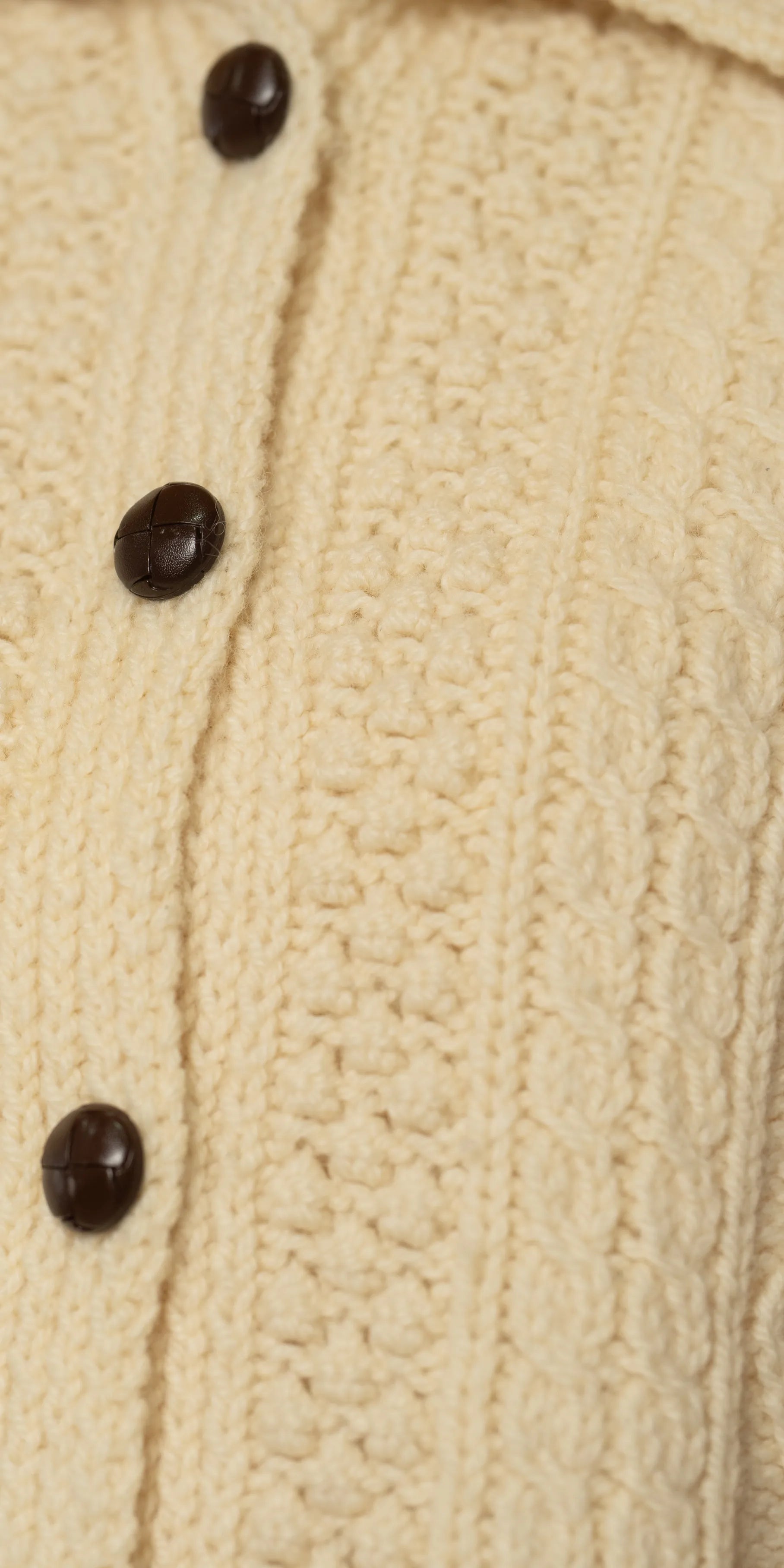 Cardigan cu buzunare din lana